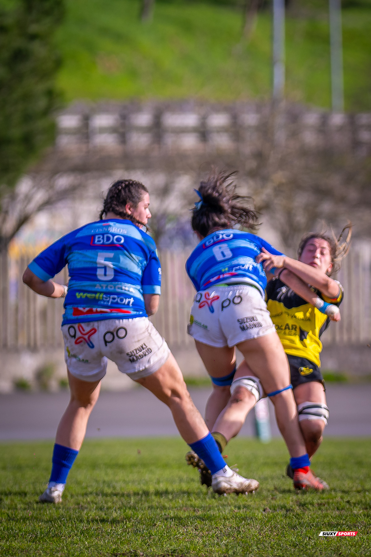  Getxo Artea Rugby Taldea - Club de Rugby Cisneros - Rugby - FER 2025 - LIGA IBERDROLA - GETXO NESKAK (39) vs (10) Cisneros (#FER25LIGNCI02) Photo by: Fredy Monfoto | Siuxy Sports 2025-02-15