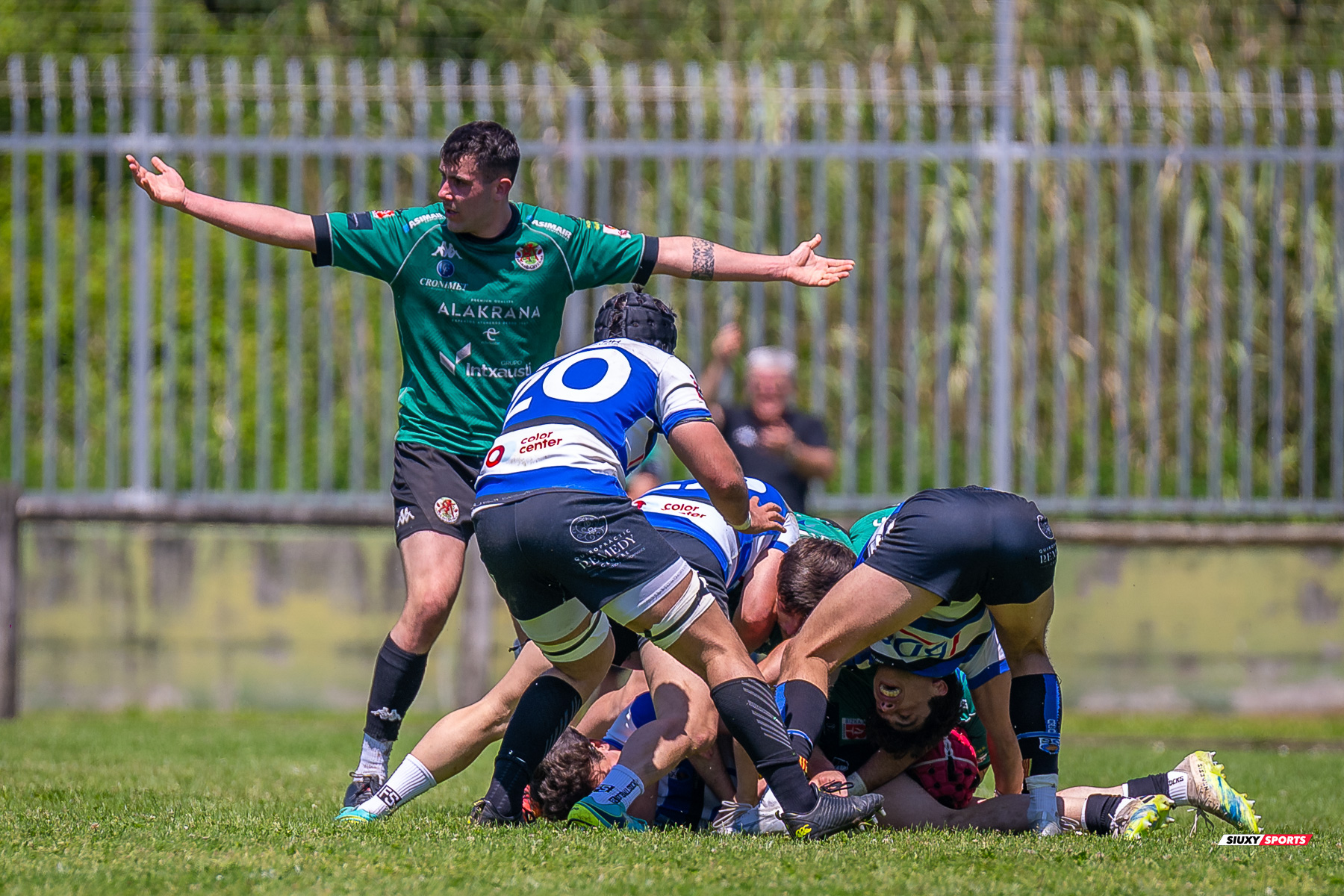  Gernika Rugby Taldea - Club de Rugby Sant Cugat - Rugby - FER 2025 - Sémi Final Ascenso - Gernika (24) vs (11) Sant Cugat (#FER25SFAGRTCRSC) Photo by: Fredy Monfoto | Siuxy Sports 2025-05-18