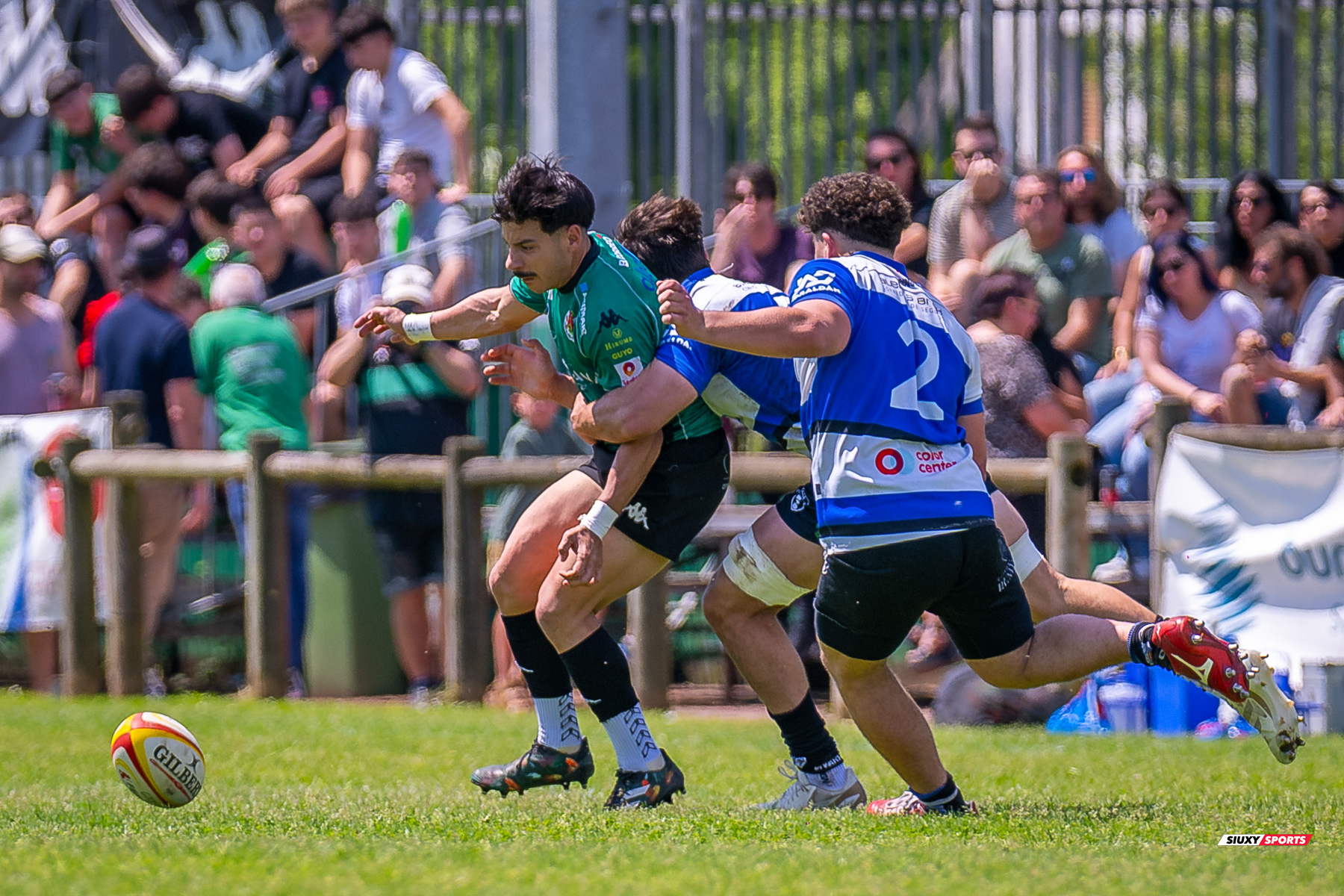  Gernika Rugby Taldea - Club de Rugby Sant Cugat - Rugby - FER 2025 - Sémi Final Ascenso - Gernika (24) vs (11) Sant Cugat (#FER25SFAGRTCRSC) Photo by: Fredy Monfoto | Siuxy Sports 2025-05-18