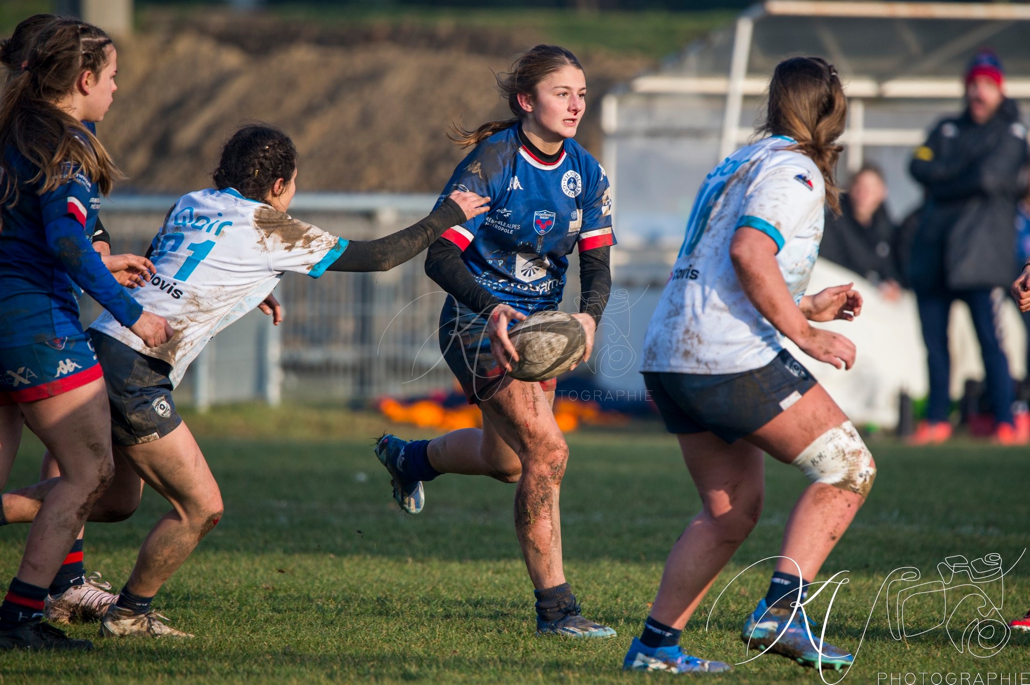  FC Grenoble Rugby - Montpellier Hérault Rugby - Rugby - FFR 2025 - U-18 Fém - Grenoble vs Montpellier (#FFR25U18GREMON1) Photo by: Karine Valentin | Siuxy Sports 2025-01-18