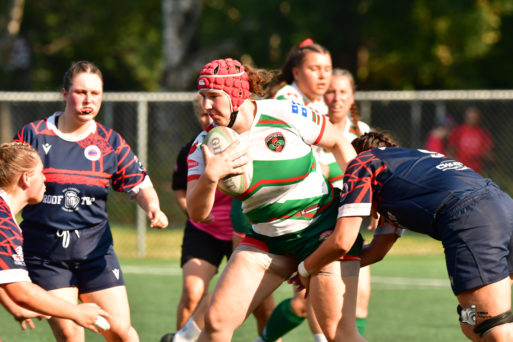  Rugby Club de Montréal - Braves de Trois-Rivières - Rugby - RQ 2025 - LPR2 F - Demi Finale - RCM (48) vs (14) Braves de Trois-Rivières (#RQ25LP2FRCMB8) Photo by: emso photo | Siuxy Sports 2025-08-09
