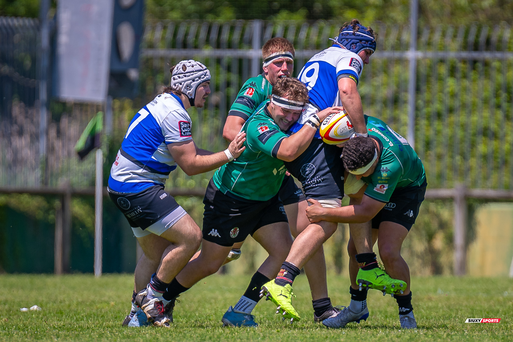  Gernika Rugby Taldea - Club de Rugby Sant Cugat - Rugby - FER 2025 - Sémi Final Ascenso - Gernika (24) vs (11) Sant Cugat (#FER25SFAGRTCRSC) Photo by: Fredy Monfoto | Siuxy Sports 2025-05-18