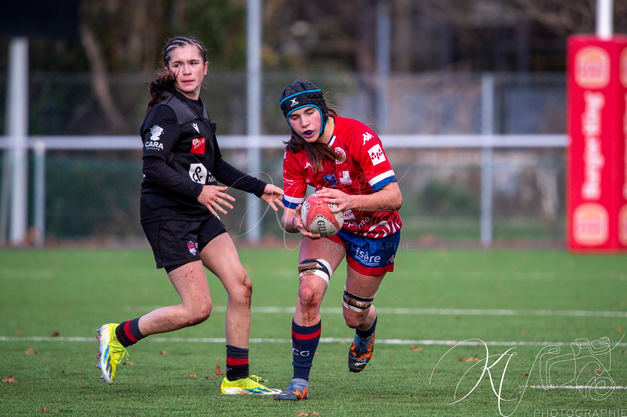  FC Grenoble Rugby - Lyon Olympique Universitaire - Rugby - FFR 2024 - U18 FEM - FC Grenoble Amazones vs LOU (#FFR24U18FFCGLOU01) Photo by: Karine Valentin | Siuxy Sports 2024-12-14