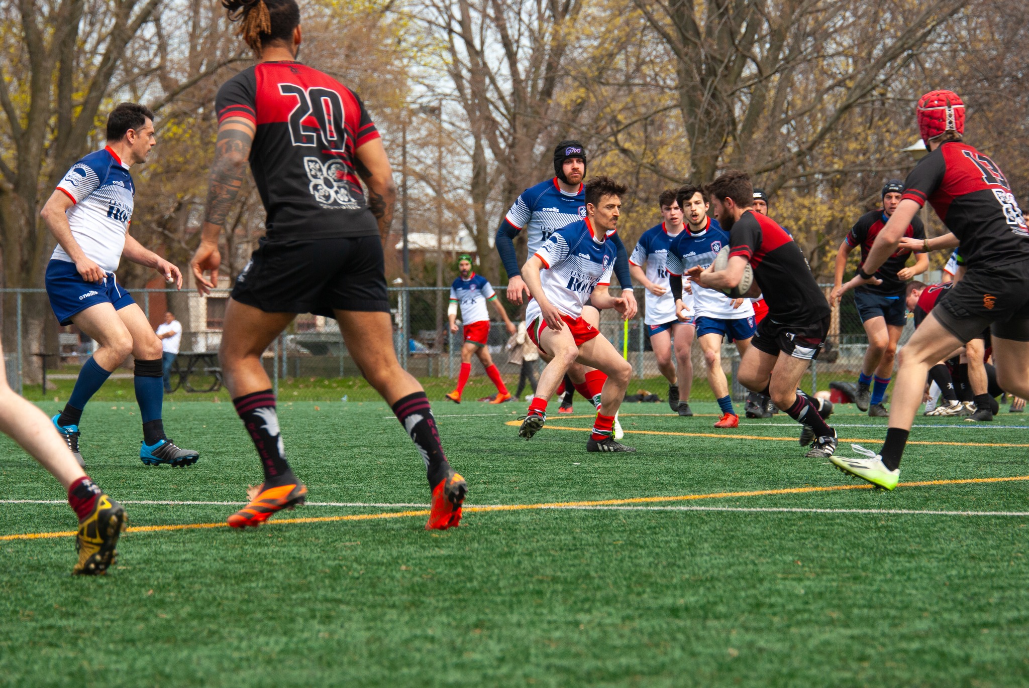  Rugby Club de Montréal - Westmount Rugby Club - Rugby - RQ 2024 - LPR2 - RCMXV vs Westmount 2 (#RQ24LP2RCMXW4) Photo by: Coraline Brochet | Siuxy Sports 2024-04-27