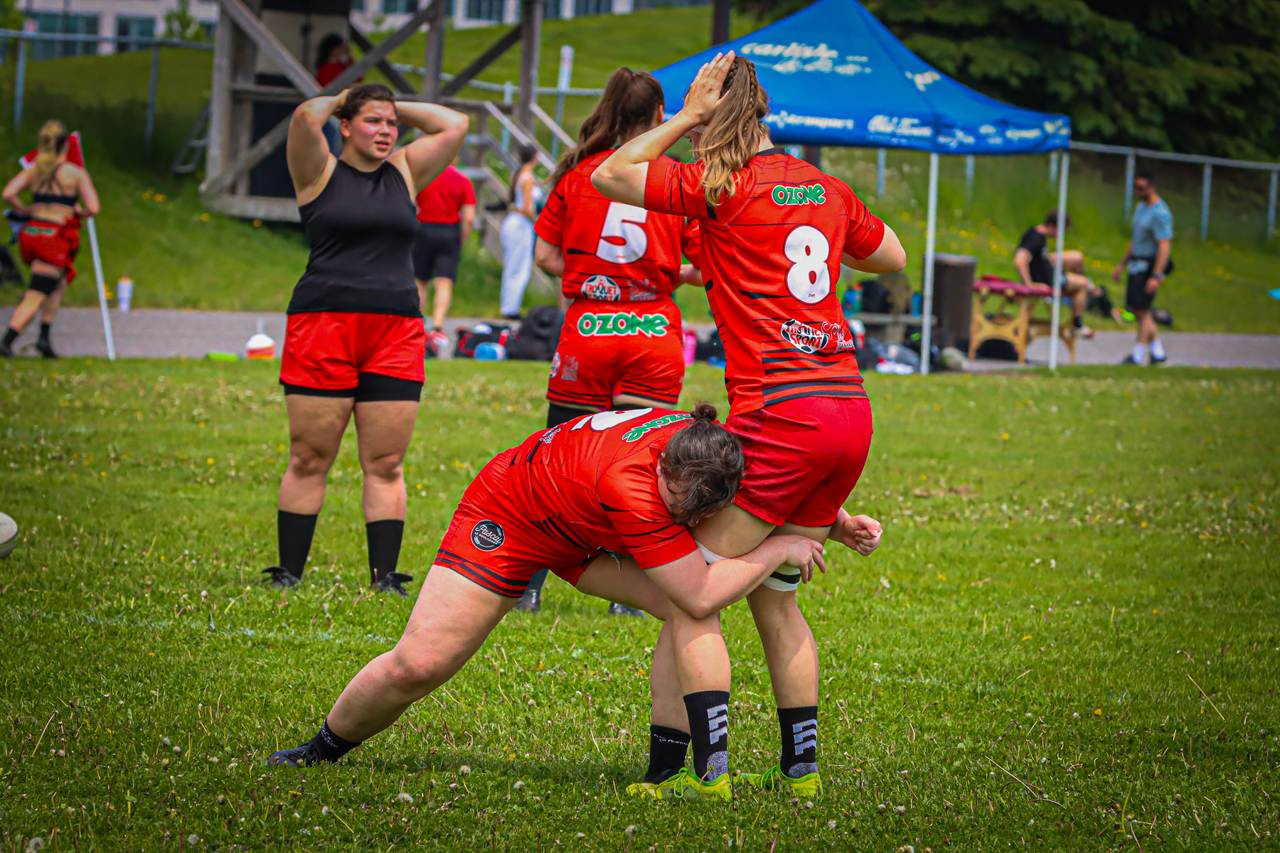  Club de Rugby de Québec - Town of Mount Royal RFC - Rugby - RQ 2025 - SL F - Club de Rugby de Québec (54) vs (12) TMR (#RQ25SLFQCTMR6) Photo by: Photo Mayarts | Siuxy Sports 2025-06-07