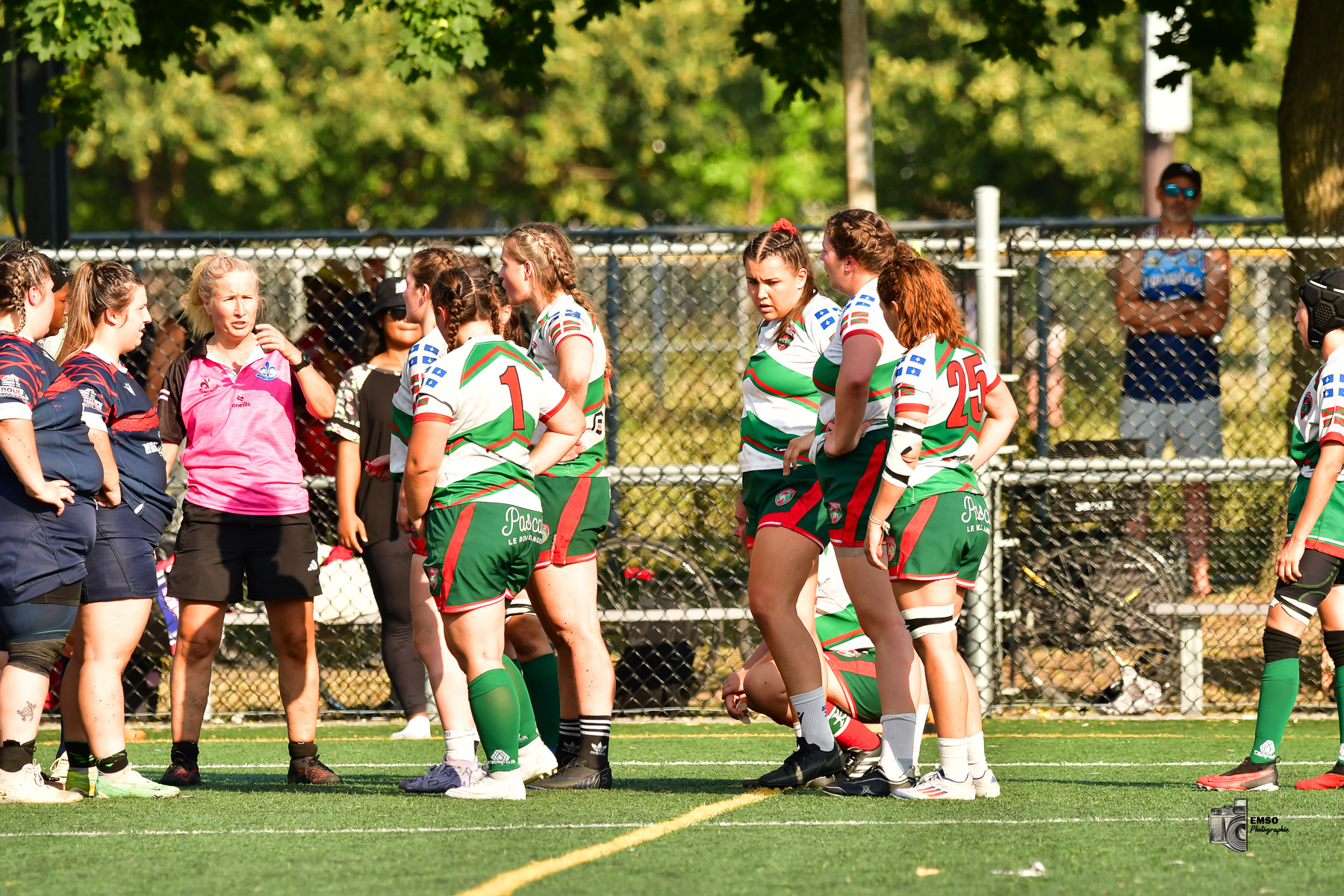  Rugby Club de Montréal - Braves de Trois-Rivières - Rugby - RQ 2025 - LPR2 F - Demi Finale - RCM (48) vs (14) Braves de Trois-Rivières (#RQ25LP2FRCMB8) Photo by: emso photo | Siuxy Sports 2025-08-09
