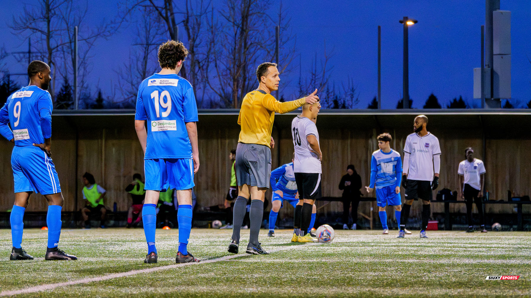 Maleli Giannellie NGIAMA - Kevin WASACZ -  CS Braves Ahuntsic MCFC - AS St-Leonard - Soccer - L2QC M 2025 - Braves Ahuntsic (1) vs (1) St-Léonard (#L2QC25MCSBASSL4) Photo by: Mathias Pacheco Lemina | Siuxy Sports 2025-04-19