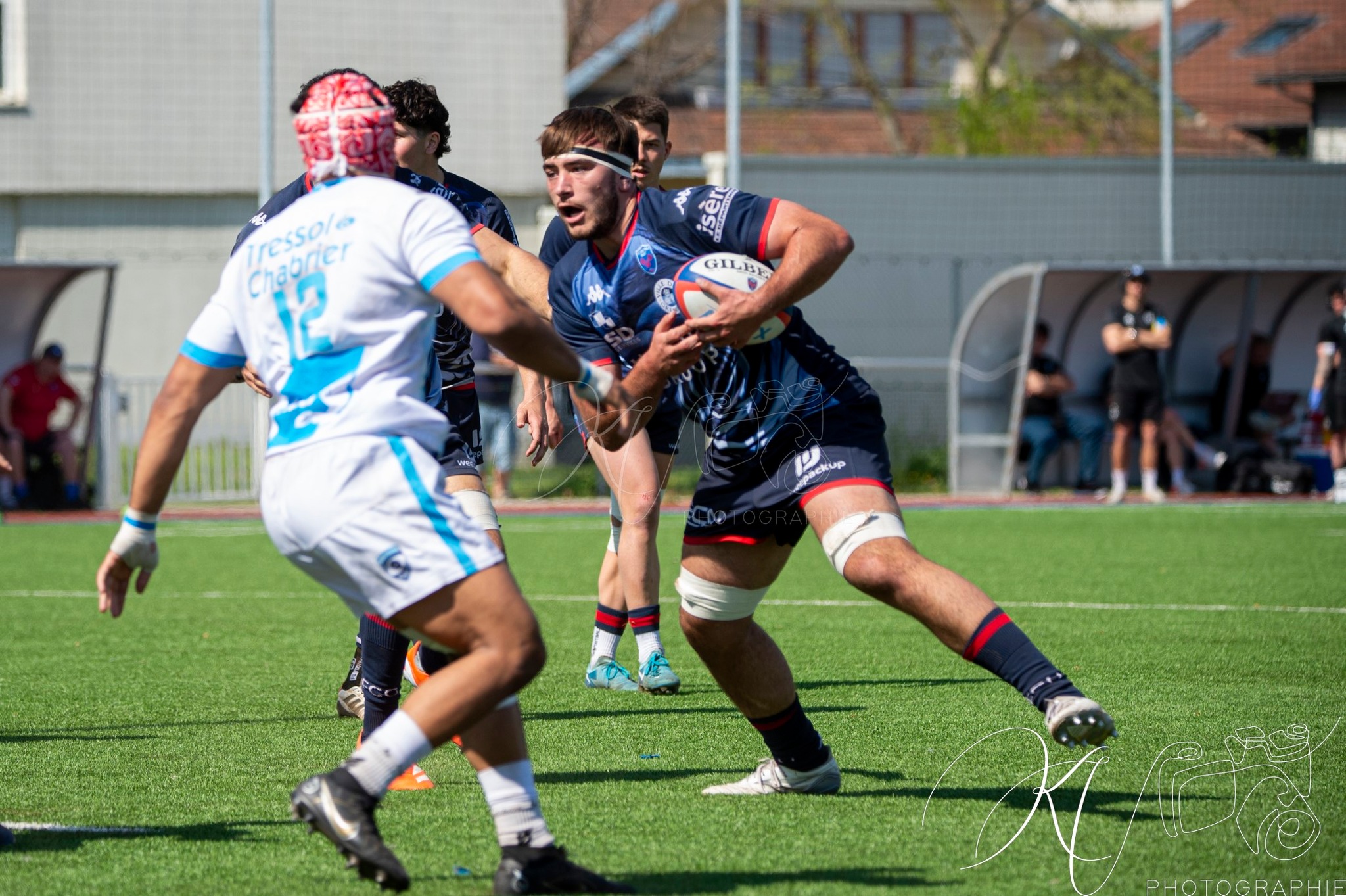 FC Grenoble Rugby - Montpellier Hérault Rugby - Rugby - FFR 2025 - Espoirs - FC Grenoble vs Montpellier (#FFR25ESPFCGMON) Photo by: Karine Valentin | Siuxy Sports 2025-04-04