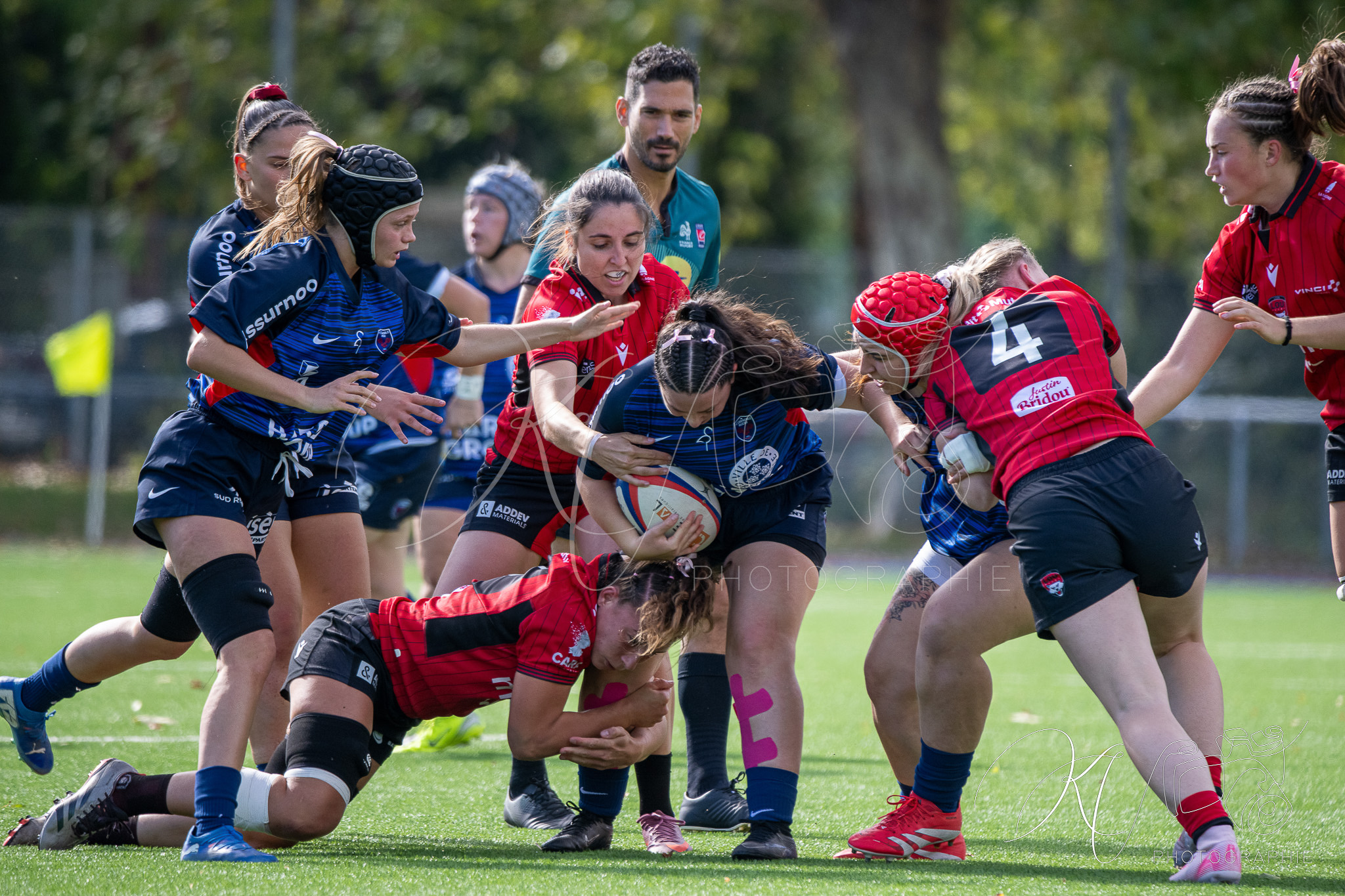  FC Grenoble Rugby - Lyon Olympique Universitaire - Rugby - FFR 2025 - Reserve Élite F - FC Grenoble vs Lyon Olympique Universitaire (#FFR25REFGL10) Photo by: Karine Valentin | Siuxy Sports 2025-10-05