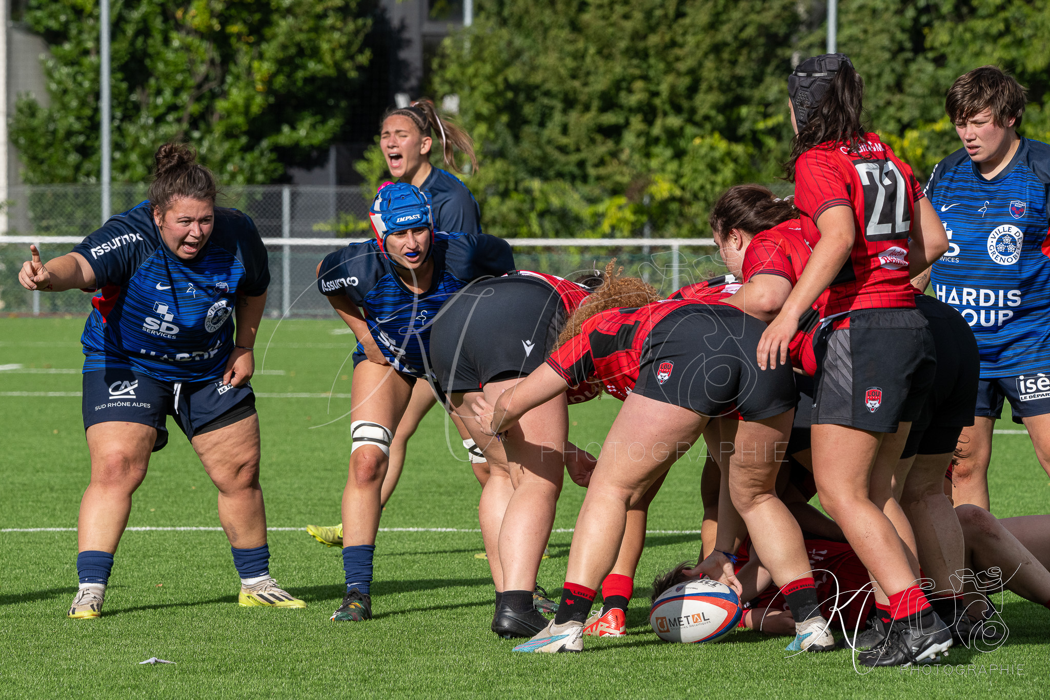  FC Grenoble Rugby - Lyon Olympique Universitaire - Rugby - FFR 2025 - Reserve Élite F - FC Grenoble vs Lyon Olympique Universitaire (#FFR25REFGL10) Photo by: Karine Valentin | Siuxy Sports 2025-10-05