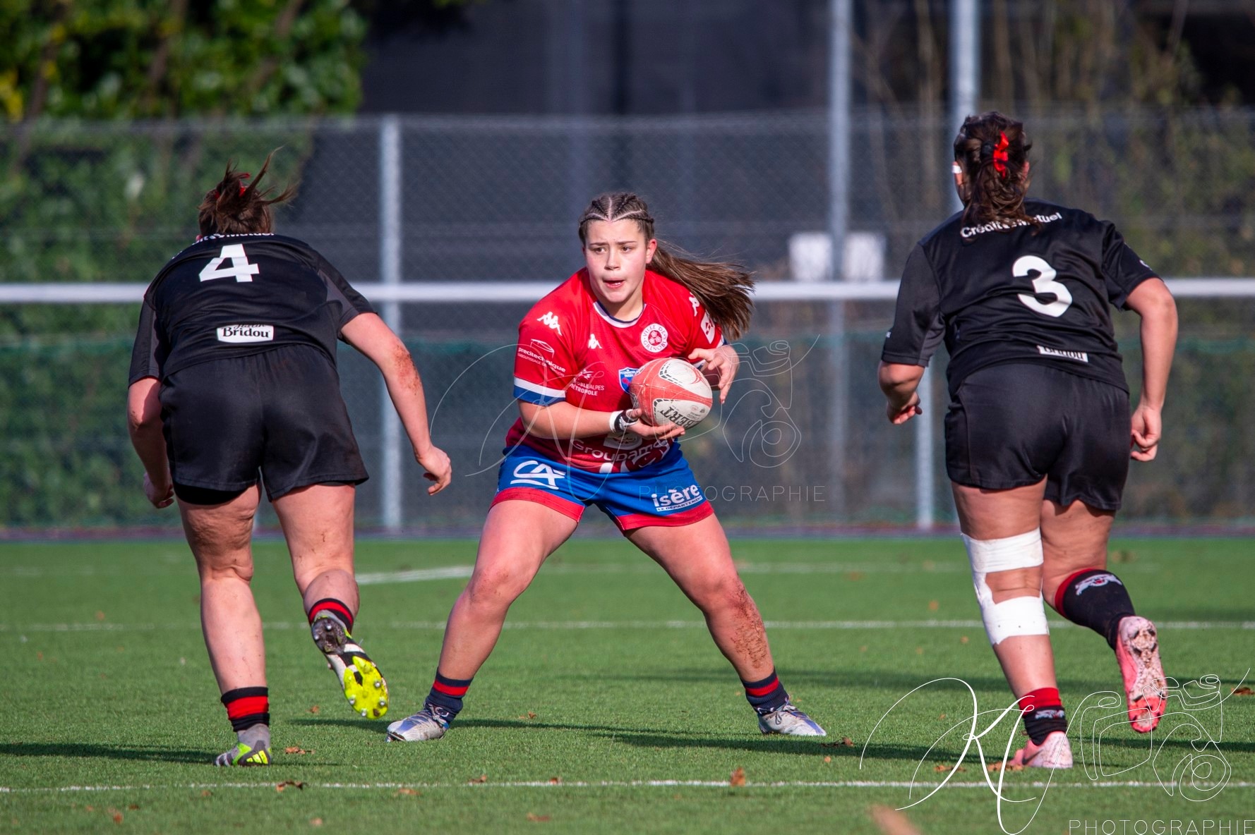  FC Grenoble Rugby - Lyon Olympique Universitaire - Rugby - FFR 2024 - U18 FEM - FC Grenoble Amazones vs LOU (#FFR24U18FFCGLOU01) Photo by: Karine Valentin | Siuxy Sports 2024-12-14