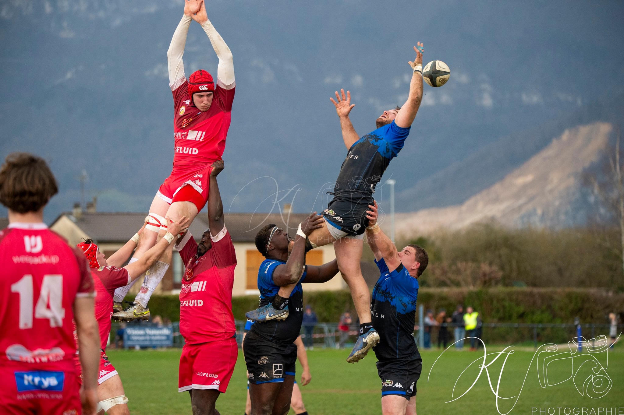  US Vinay - Stade Olympique Voironnais - Rugby - FFR 2025 - Féd 2 - US Vinay (24) vs (10) Stade Olympique Voironnais (#FFR25F2USVSOV03) Photo by: Karine Valentin | Siuxy Sports 2025-03-22