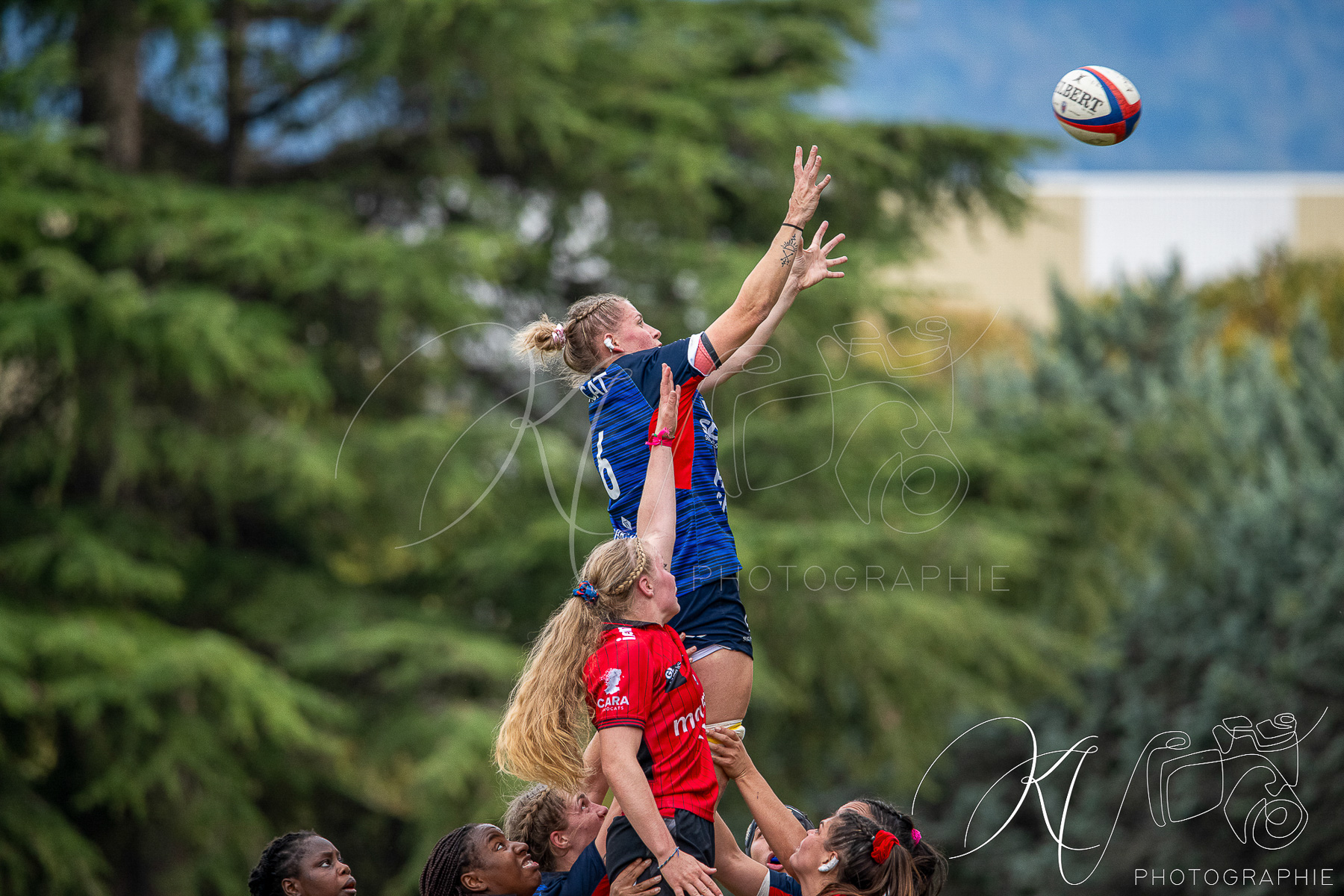 FC Grenoble Rugby - Lyon Olympique Universitaire - Rugby - FFR 2025 - Elite 1 F - Amazones FCG vs Lyon Olympique Universitaire (#FFR25E1FALOU1) Photo by: Karine Valentin | Siuxy Sports 2025-10-18
