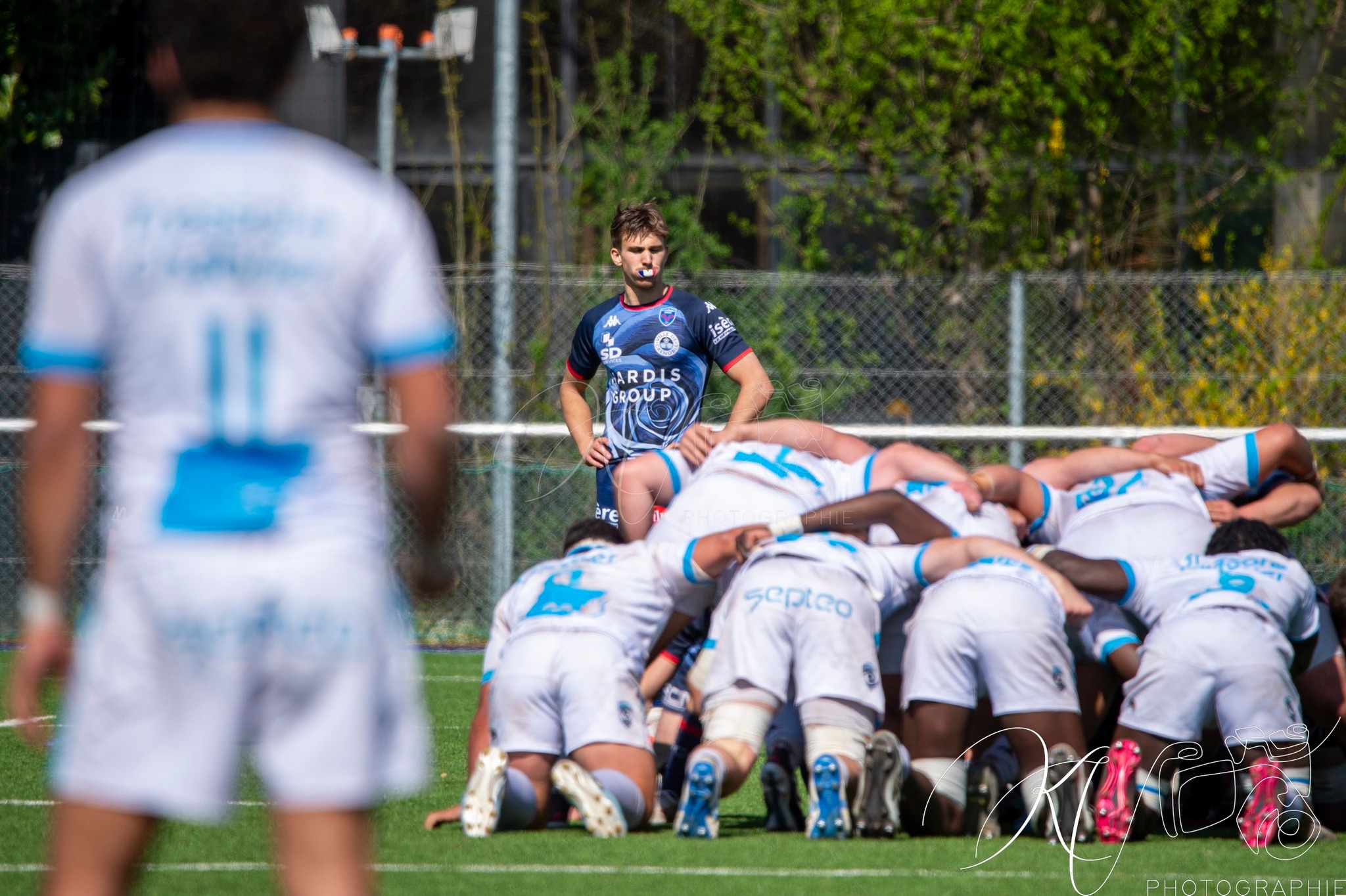  FC Grenoble Rugby - Montpellier Hérault Rugby - Rugby - FFR 2025 - Espoirs - FC Grenoble vs Montpellier (#FFR25ESPFCGMON) Photo by: Karine Valentin | Siuxy Sports 2025-04-04