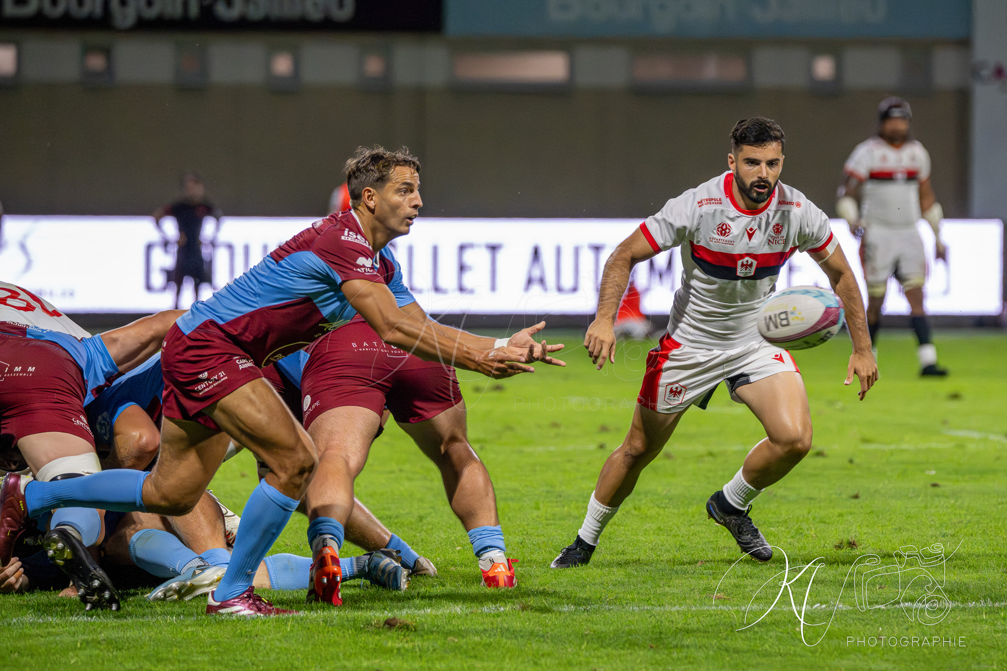  CS Bourgoin-Jallieu - Stade niçois - Rugby - FFR 2025 - Nationale - CS Bourgoin-Jallieu vs Stade Niçois (#FFR25NABJSN19) Photo by: Karine Valentin | Siuxy Sports 2025-09-06