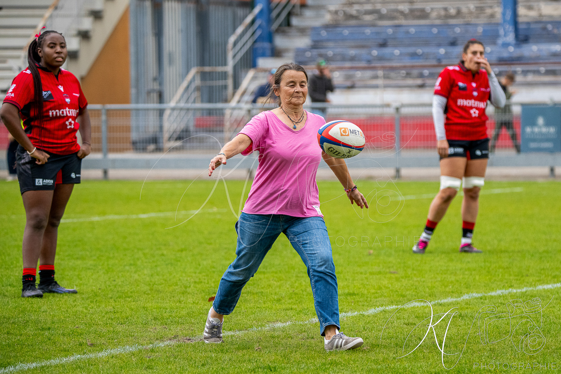  FC Grenoble Rugby - Lyon Olympique Universitaire - Rugby - FFR 2025 - Elite 1 F - Amazones FCG vs Lyon Olympique Universitaire (#FFR25E1FALOU1) Photo by: Karine Valentin | Siuxy Sports 2025-10-18