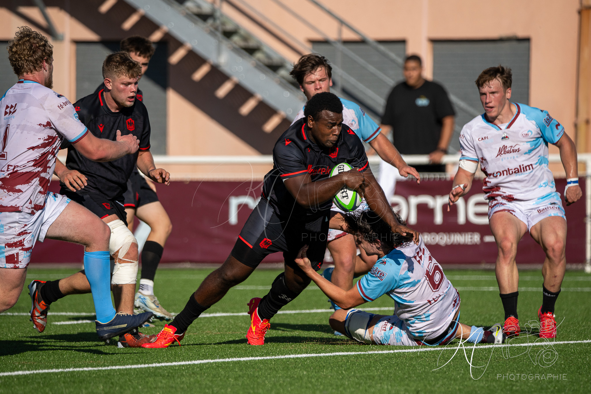  CS Bourgoin-Jallieu - Stade niçois - Rugby - FFR 2025 - Espoirs - CS Bourgoin-Jallieu vs Stade Niçois (#FFR25ESBJSN19) Photo by: Karine Valentin | Siuxy Sports 2025-09-06