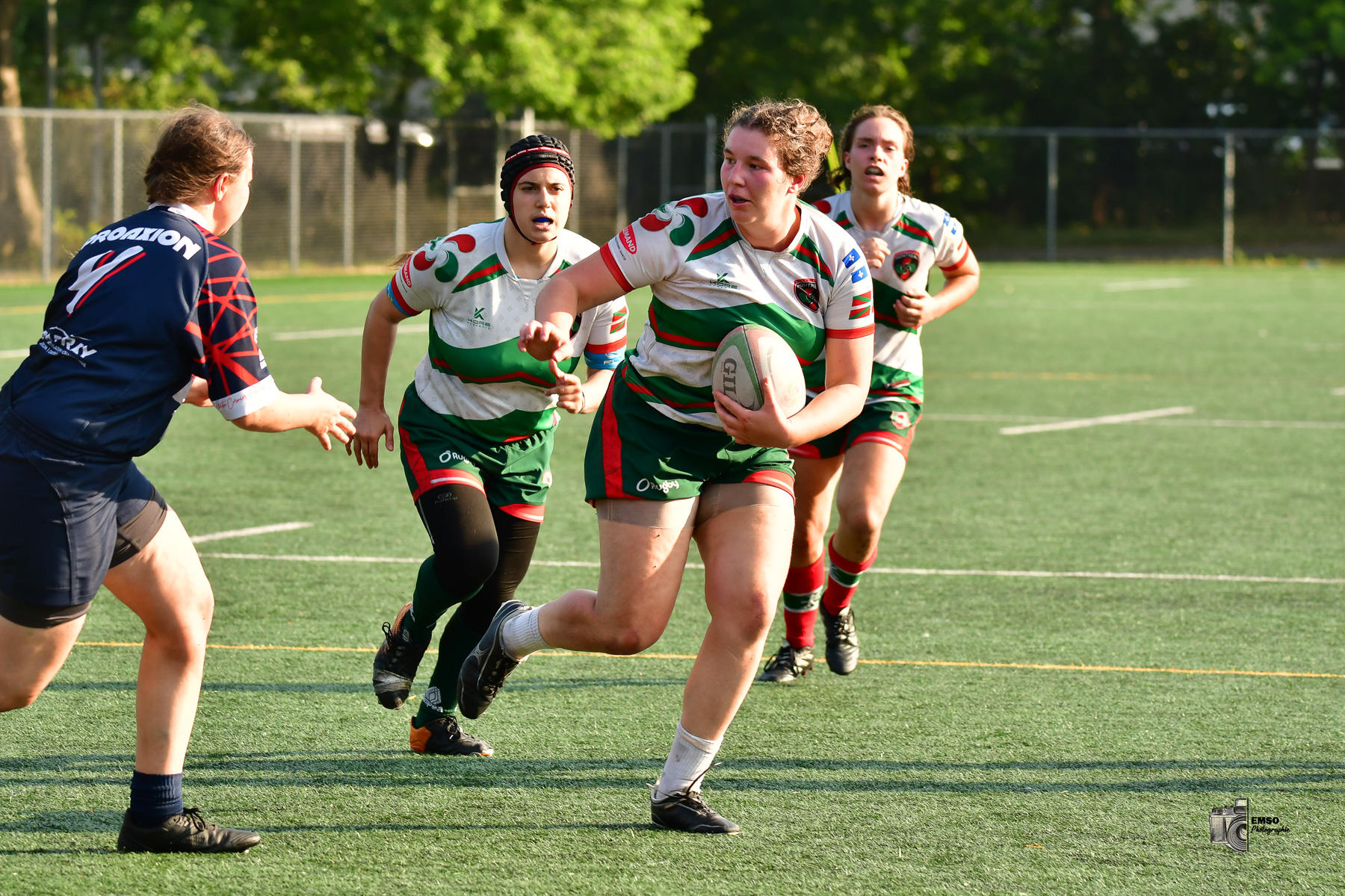  Rugby Club de Montréal - Braves de Trois-Rivières - Rugby - RQ 2025 - LPR2 F - Demi Finale - RCM (48) vs (14) Braves de Trois-Rivières (#RQ25LP2FRCMB8) Photo by: emso photo | Siuxy Sports 2025-08-09