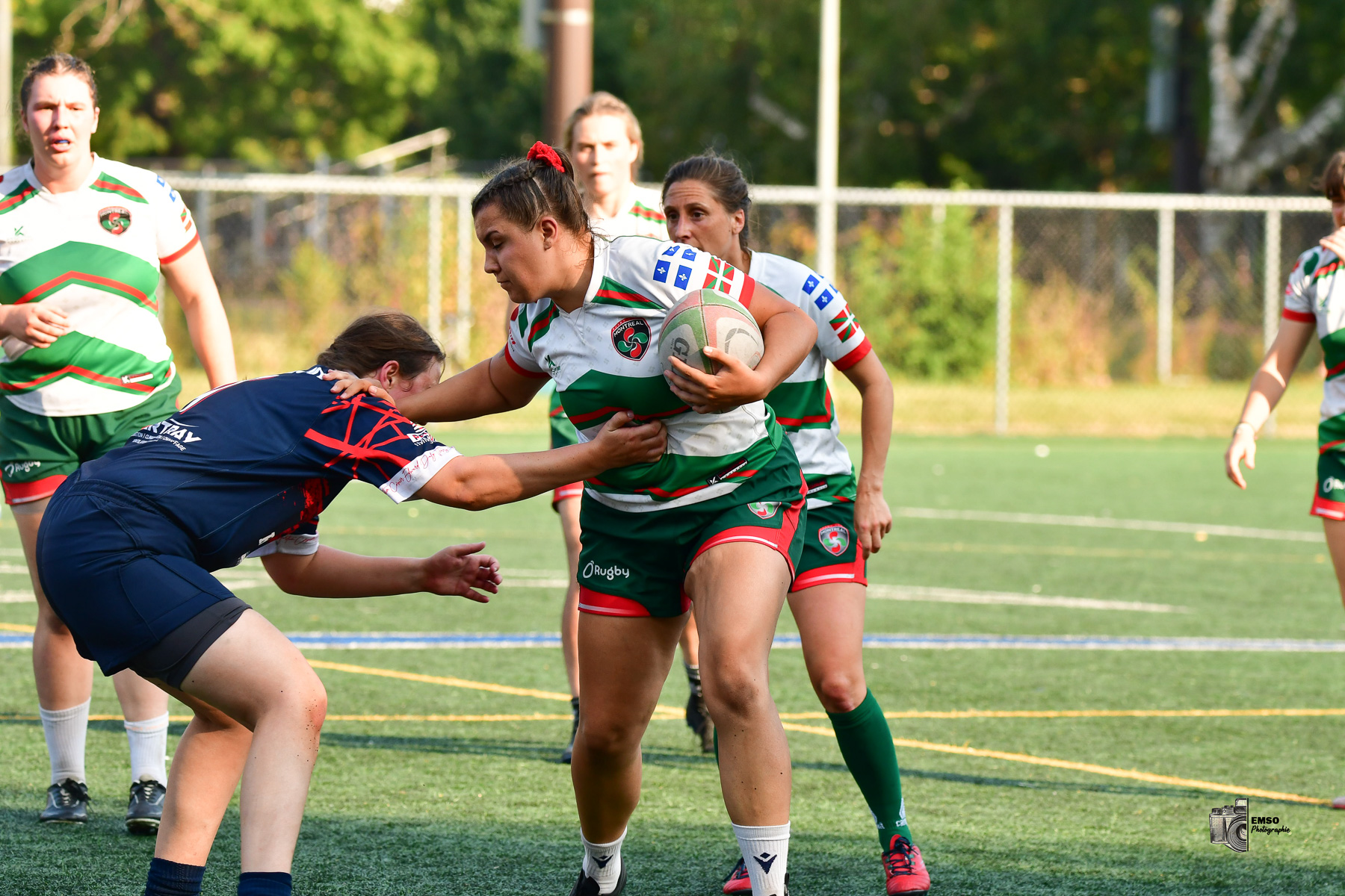  Rugby Club de Montréal - Braves de Trois-Rivières - Rugby - RQ 2025 - LPR2 F - Demi Finale - RCM (48) vs (14) Braves de Trois-Rivières (#RQ25LP2FRCMB8) Photo by: emso photo | Siuxy Sports 2025-08-09