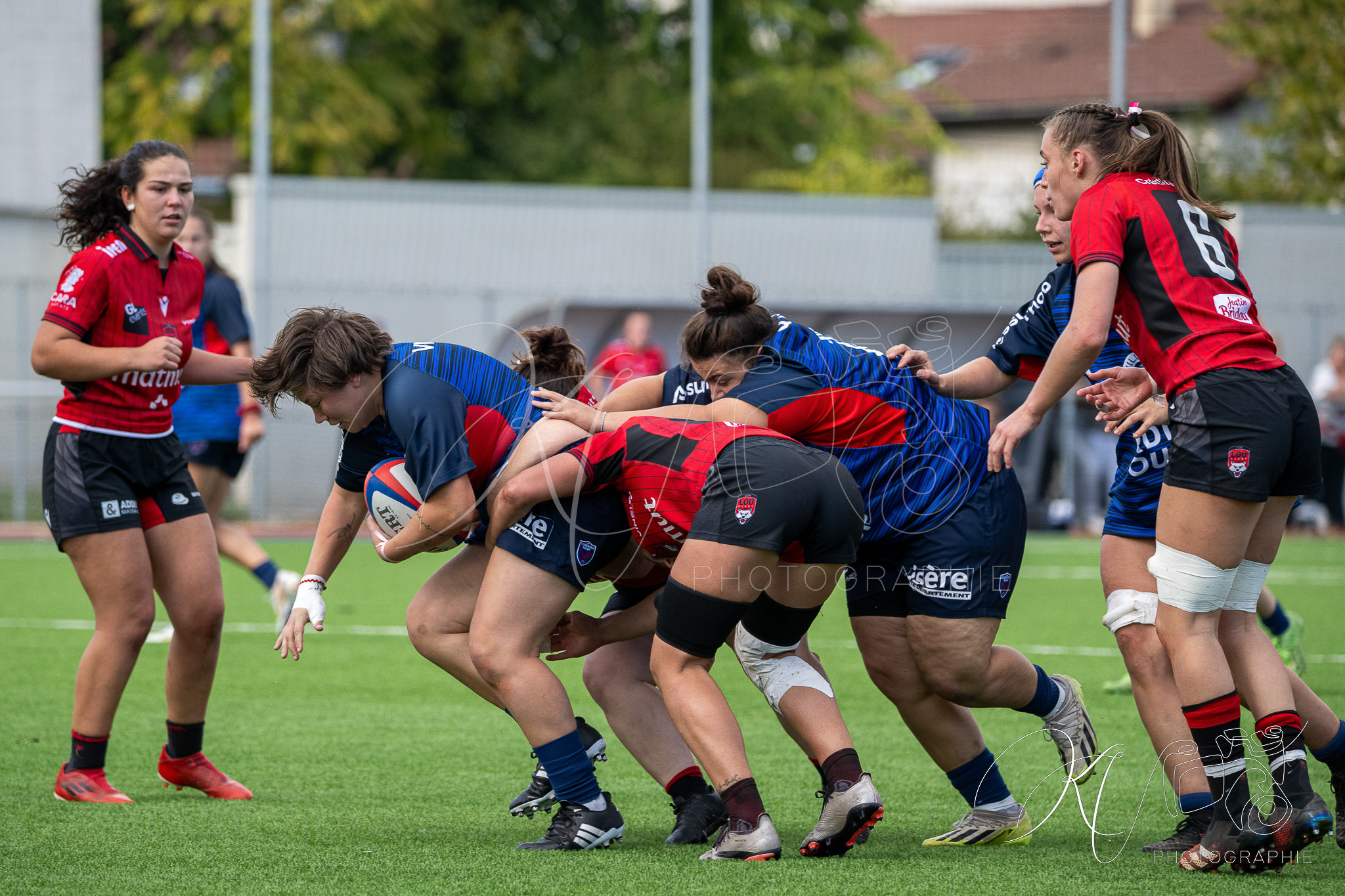  FC Grenoble Rugby - Lyon Olympique Universitaire - Rugby - FFR 2025 - Reserve Élite F - FC Grenoble vs Lyon Olympique Universitaire (#FFR25REFGL10) Photo by: Karine Valentin | Siuxy Sports 2025-10-05
