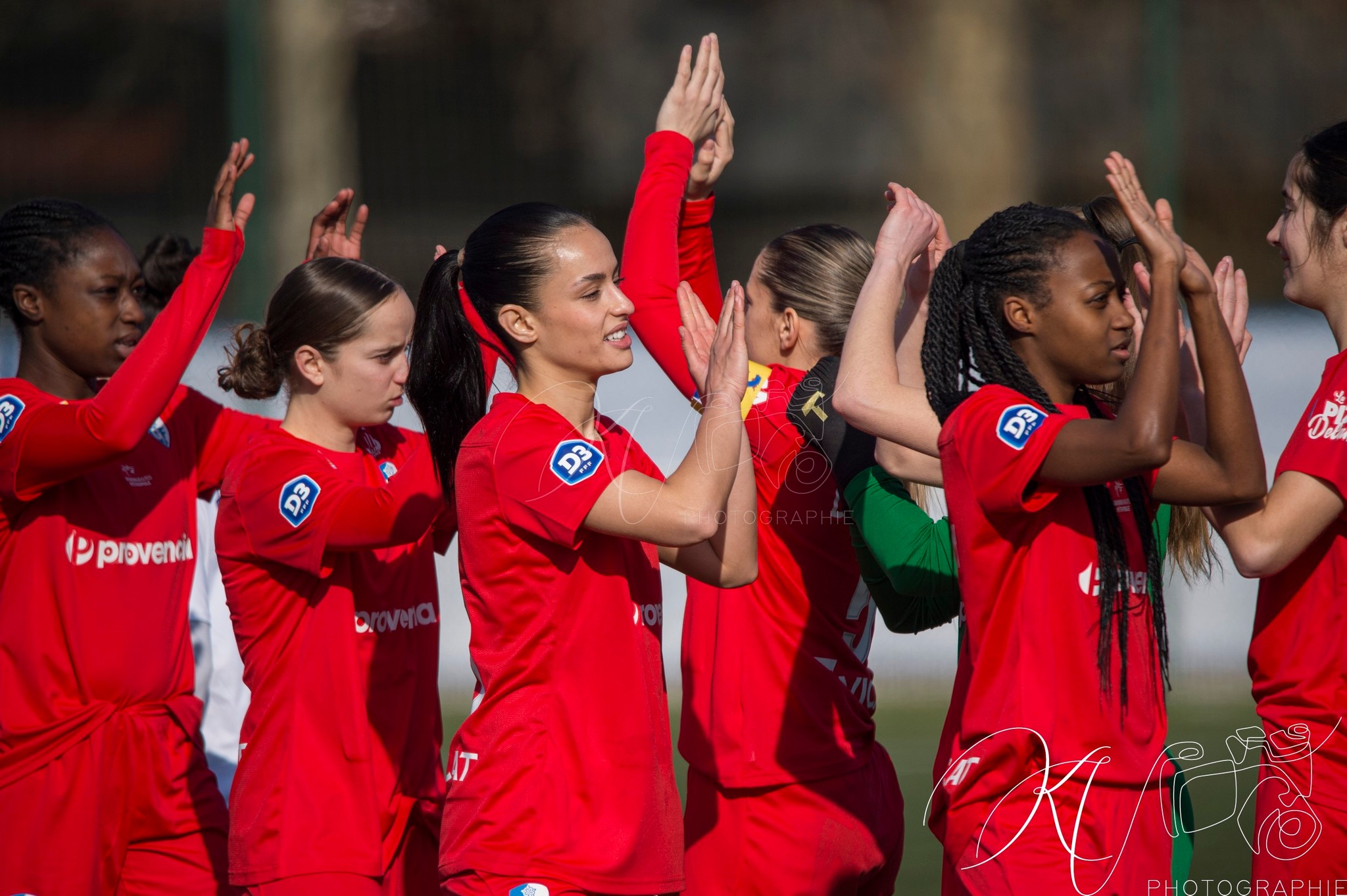  Grenoble Foot 38 - US Colomiers - Soccer - FFF 2025 - D3 FÉMININE - Grenoble Foot 38 (1) vs (1) US Colomiers (#FFF25D3FG38USC02) Photo by: Karine Valentin | Siuxy Sports 2025-02-16
