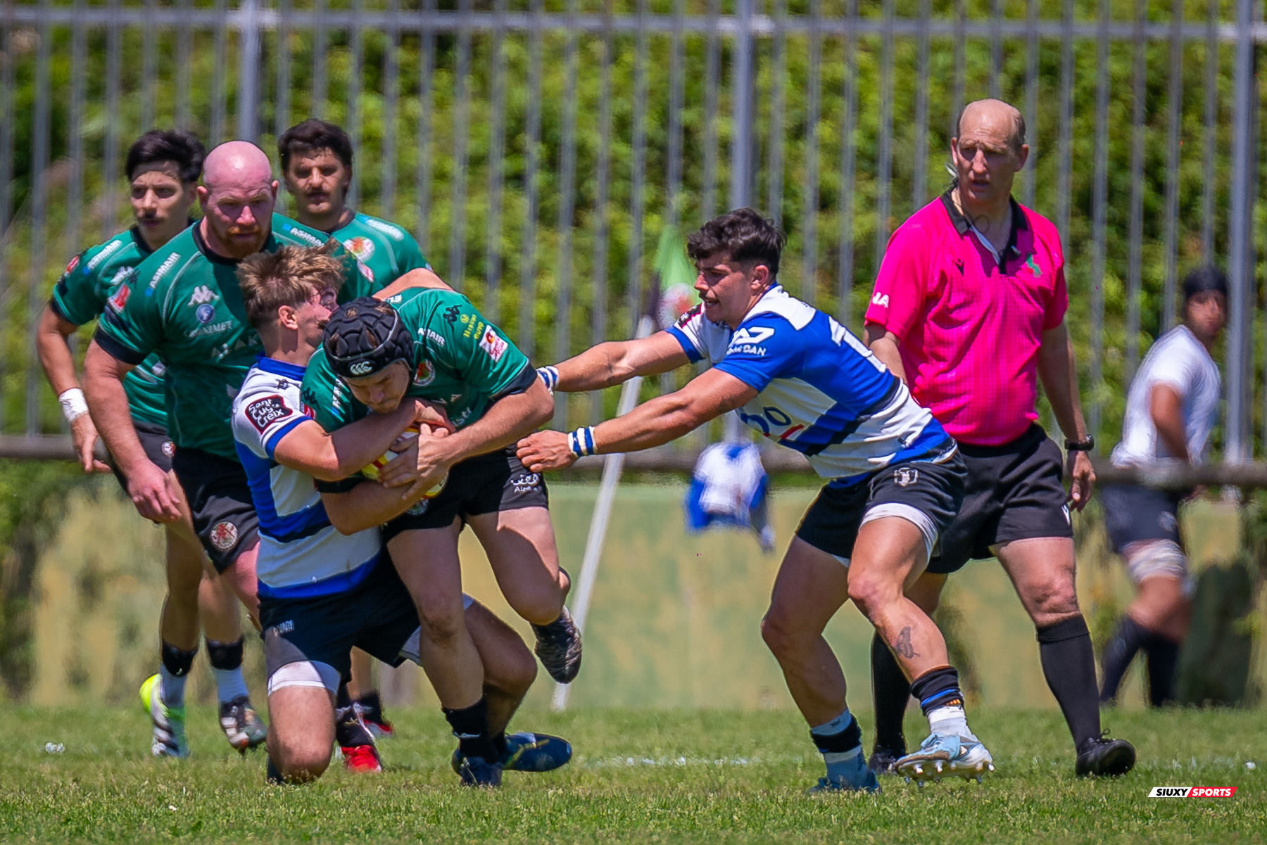  Gernika Rugby Taldea - Club de Rugby Sant Cugat - Rugby - FER 2025 - Sémi Final Ascenso - Gernika (24) vs (11) Sant Cugat (#FER25SFAGRTCRSC) Photo by: Fredy Monfoto | Siuxy Sports 2025-05-18