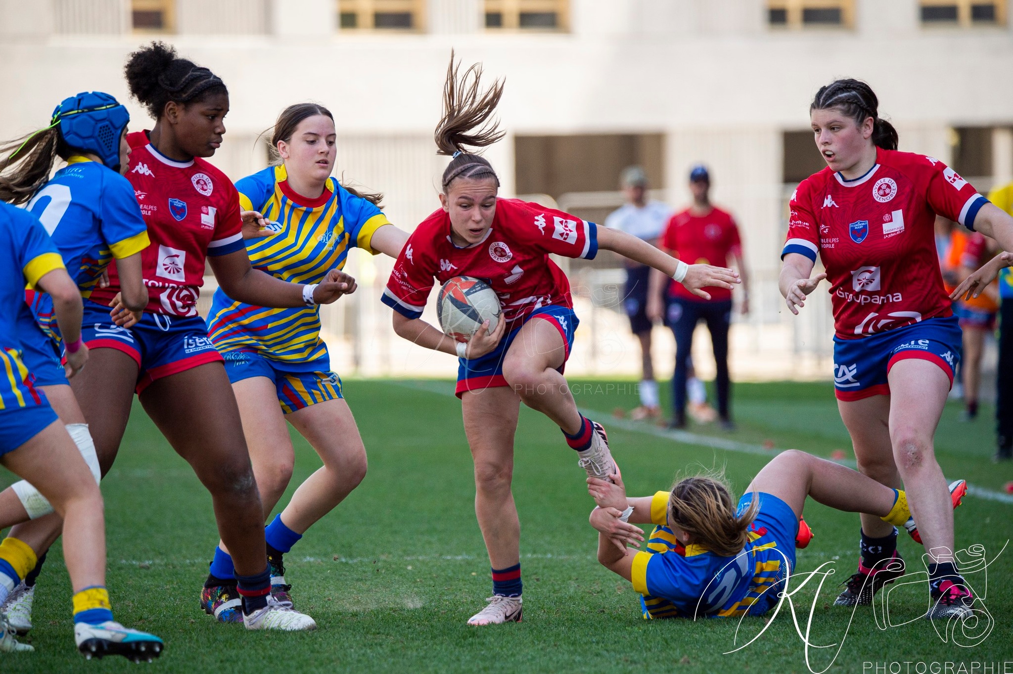  FC Grenoble Rugby - Provence - Rugby - FFR 2025 - U-18 Fém - Grenoble vs Provence (#FFR25U18GREPRO4) Photo by: Karine Valentin | Siuxy Sports 2025-04-05
