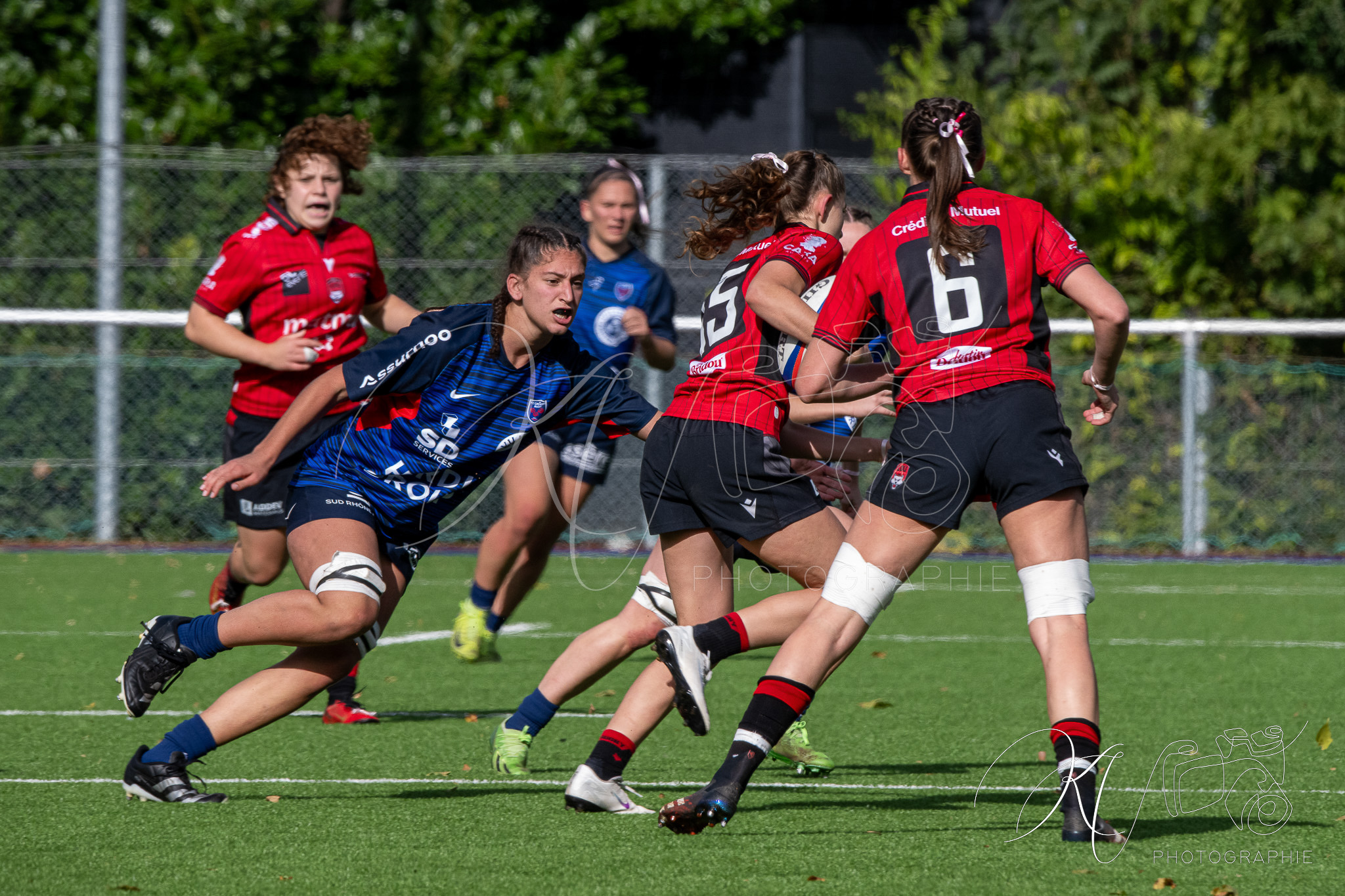  FC Grenoble Rugby - Lyon Olympique Universitaire - Rugby - FFR 2025 - Reserve Élite F - FC Grenoble vs Lyon Olympique Universitaire (#FFR25REFGL10) Photo by: Karine Valentin | Siuxy Sports 2025-10-05