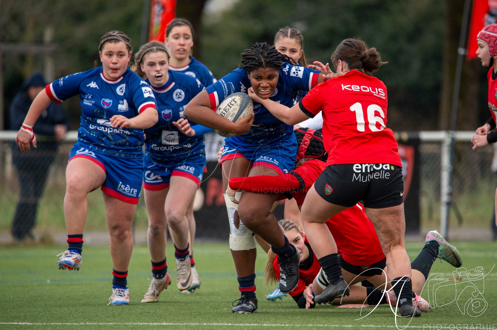  FC Grenoble Rugby - RC Toulonnais - Rugby - FFR 2025 - U-18 Fém - Grenoble vs Toulon (#FFR25U18FGRETOU02) Photo by: Karine Valentin | Siuxy Sports 2025-02-09