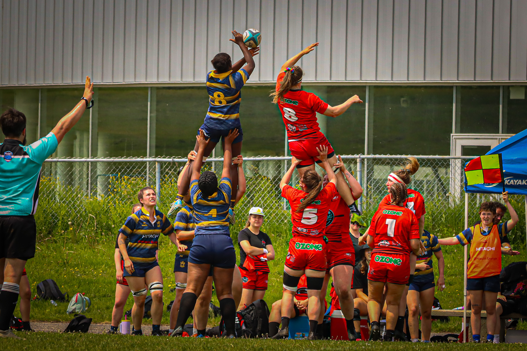  Club de Rugby de Québec - Town of Mount Royal RFC - Rugby - RQ 2025 - SL F - Club de Rugby de Québec (54) vs (12) TMR (#RQ25SLFQCTMR6) Photo by: Photo Mayarts | Siuxy Sports 2025-06-07