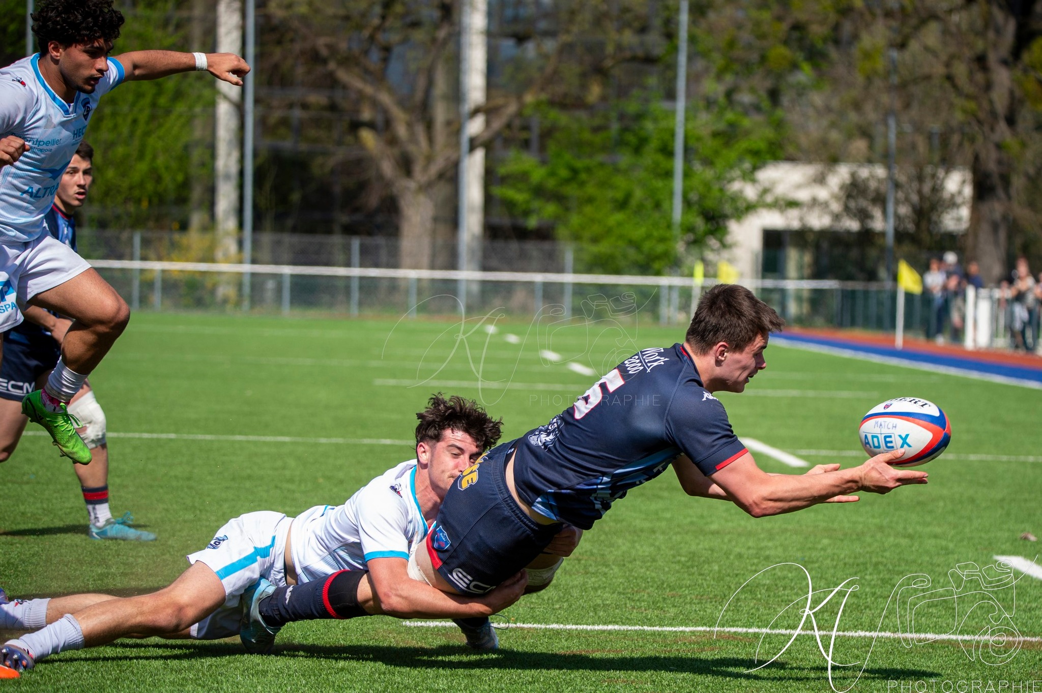  FC Grenoble Rugby - Montpellier Hérault Rugby - Rugby - FFR 2025 - Espoirs - FC Grenoble vs Montpellier (#FFR25ESPFCGMON) Photo by: Karine Valentin | Siuxy Sports 2025-04-04