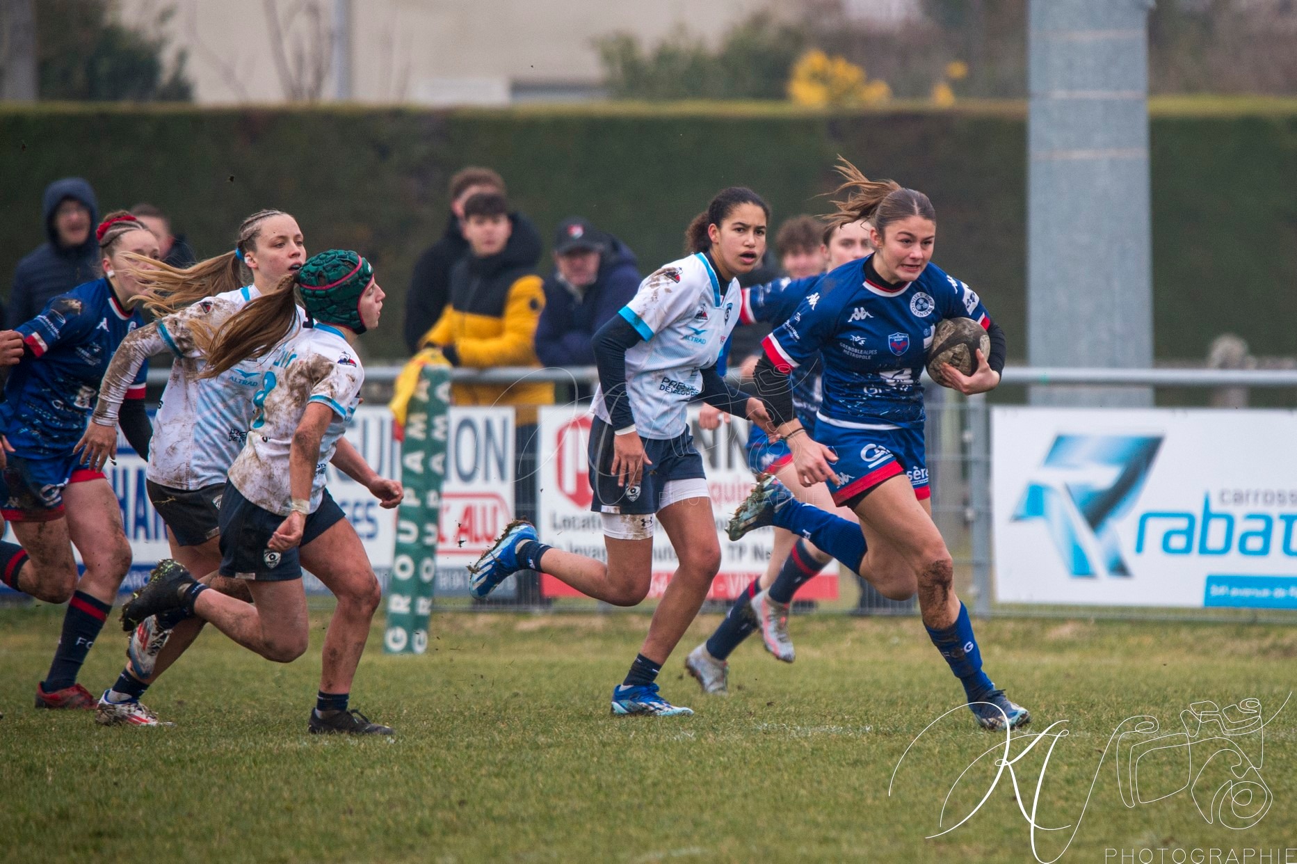  FC Grenoble Rugby - Montpellier Hérault Rugby - Rugby - FFR 2025 - U-18 Fém - Grenoble vs Montpellier (#FFR25U18GREMON1) Photo by: Karine Valentin | Siuxy Sports 2025-01-18