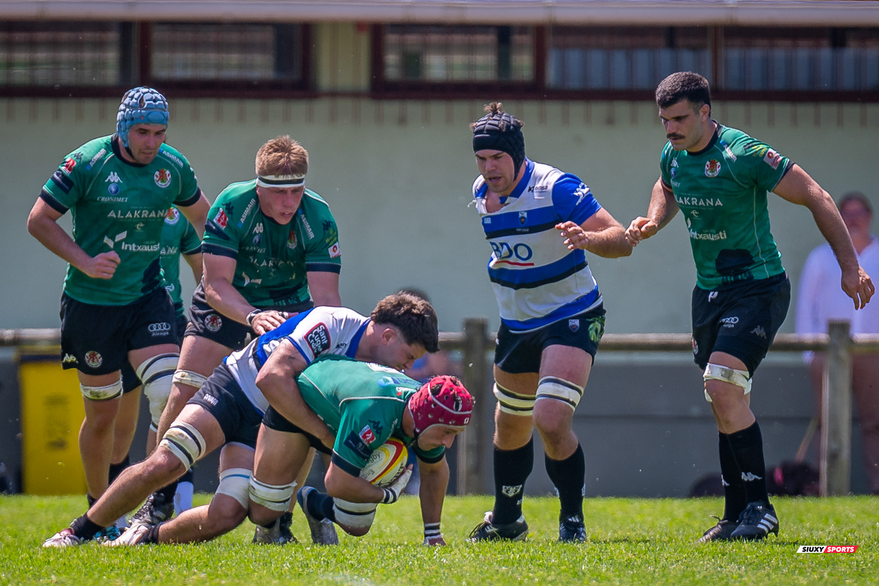  Gernika Rugby Taldea - Club de Rugby Sant Cugat - Rugby - FER 2025 - Sémi Final Ascenso - Gernika (24) vs (11) Sant Cugat (#FER25SFAGRTCRSC) Photo by: Fredy Monfoto | Siuxy Sports 2025-05-18