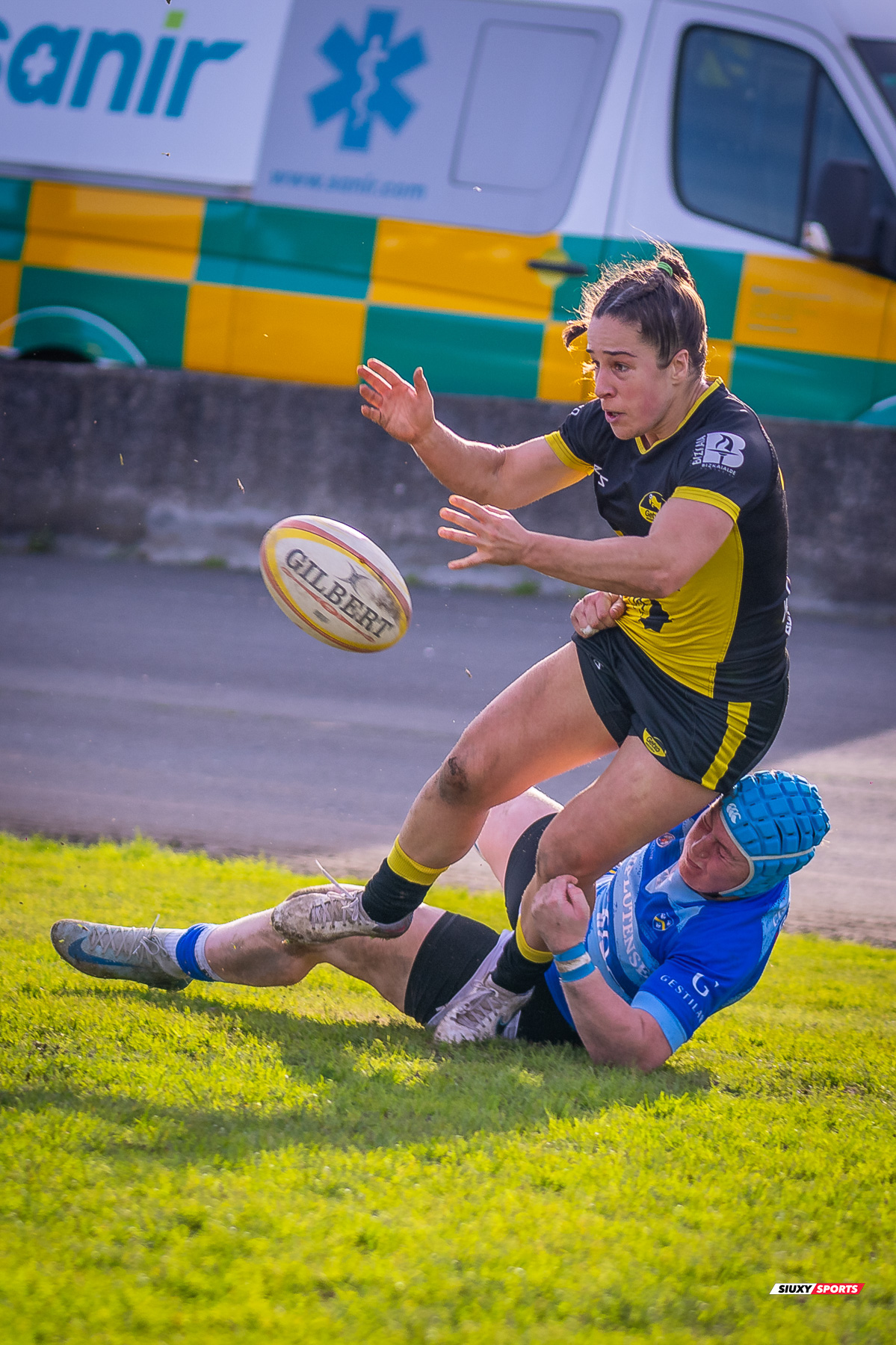  Getxo Artea Rugby Taldea - Club de Rugby Cisneros - Rugby - FER 2025 - LIGA IBERDROLA - GETXO NESKAK (39) vs (10) Cisneros (#FER25LIGNCI02) Photo by: Fredy Monfoto | Siuxy Sports 2025-02-15