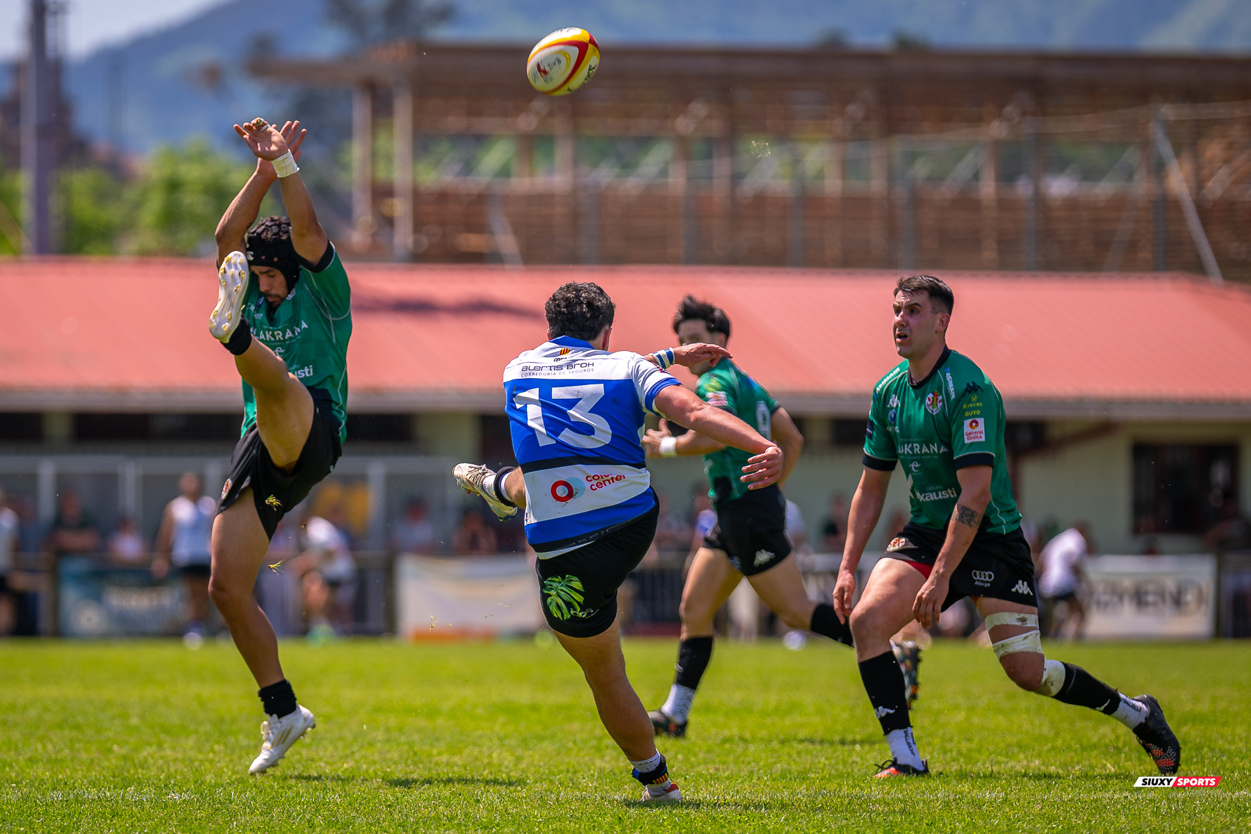  Gernika Rugby Taldea - Club de Rugby Sant Cugat - Rugby - FER 2025 - Sémi Final Ascenso - Gernika (24) vs (11) Sant Cugat (#FER25SFAGRTCRSC) Photo by: Fredy Monfoto | Siuxy Sports 2025-05-18