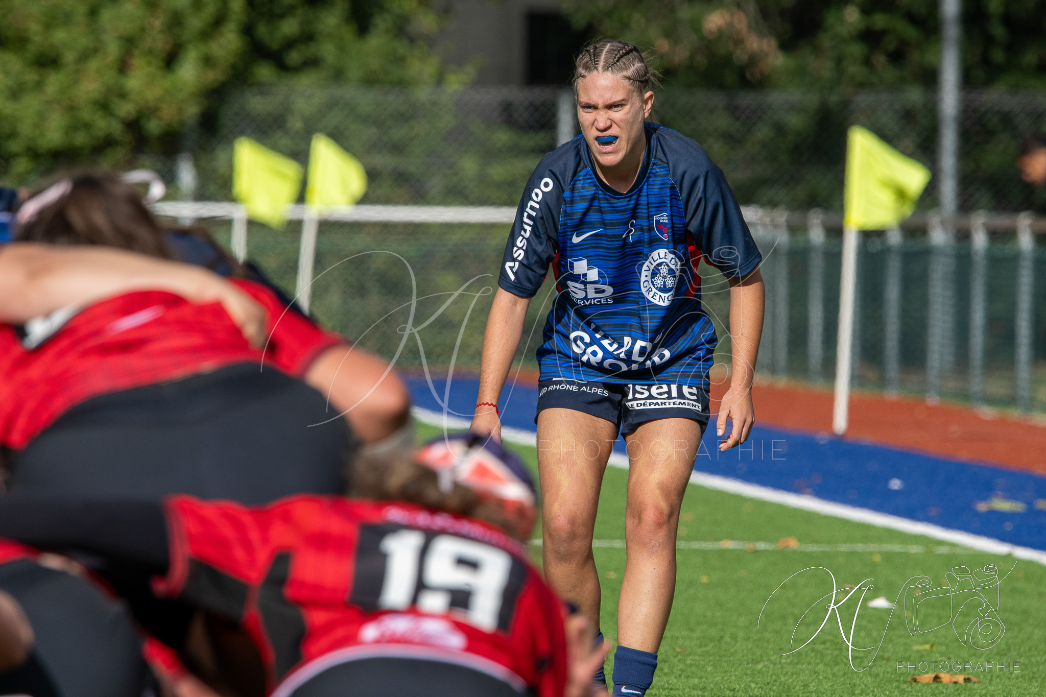  FC Grenoble Rugby - Lyon Olympique Universitaire - Rugby - FFR 2025 - Reserve Élite F - FC Grenoble vs Lyon Olympique Universitaire (#FFR25REFGL10) Photo by: Karine Valentin | Siuxy Sports 2025-10-05
