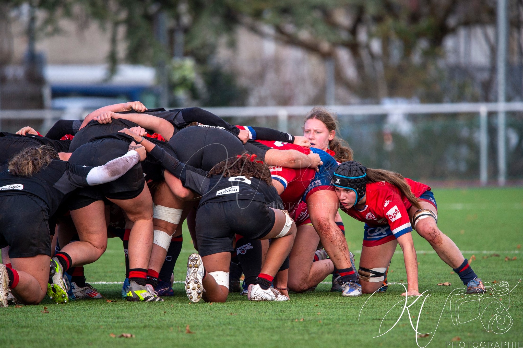  FC Grenoble Rugby - Lyon Olympique Universitaire - Rugby - FFR 2024 - U18 FEM - FC Grenoble Amazones vs LOU (#FFR24U18FFCGLOU01) Photo by: Karine Valentin | Siuxy Sports 2024-12-14