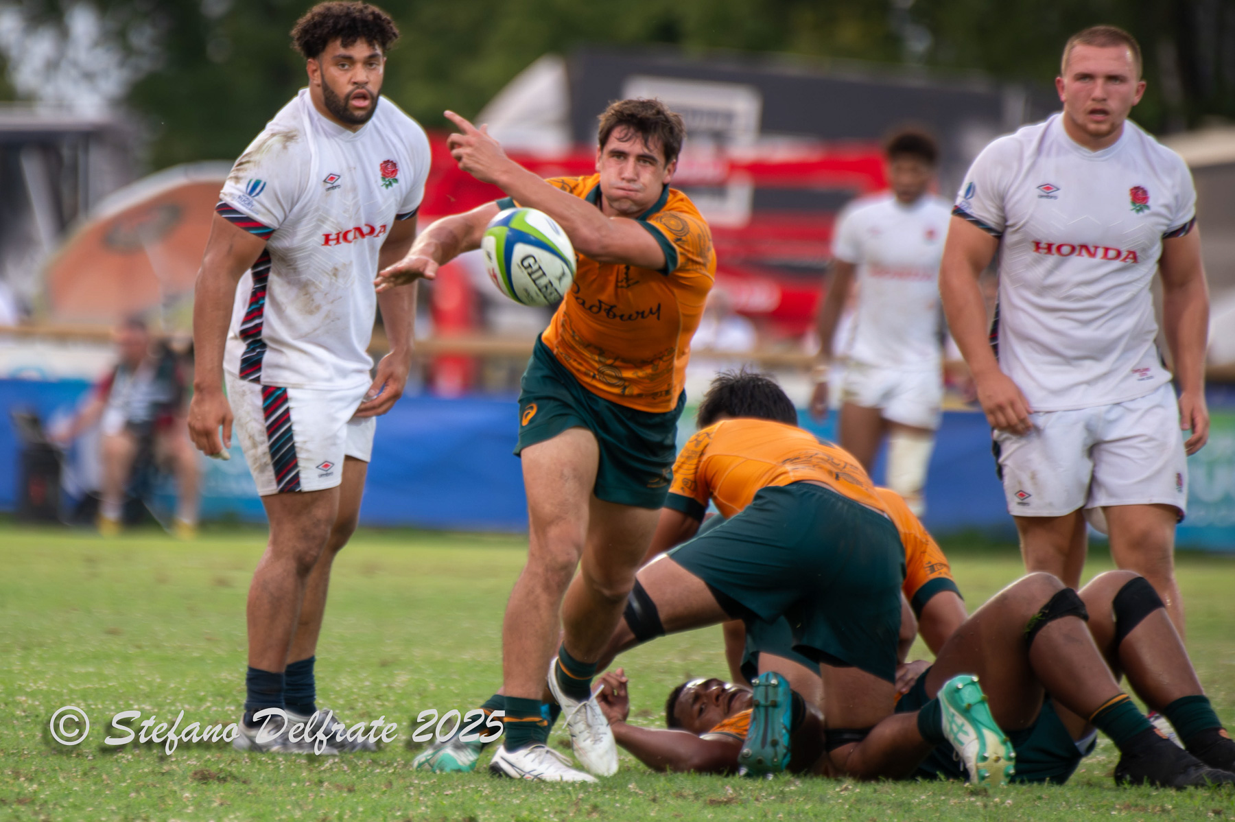  Australia U-20 national rugby union team (M) - England U-20 national rugby union team - Rugby - 2025 World Rugby U20 Championship - Australia (68) vs (40) England (#RWC25U20AUEN) Photo by: Stefano Delfrate | Siuxy Sports 2025-07-26