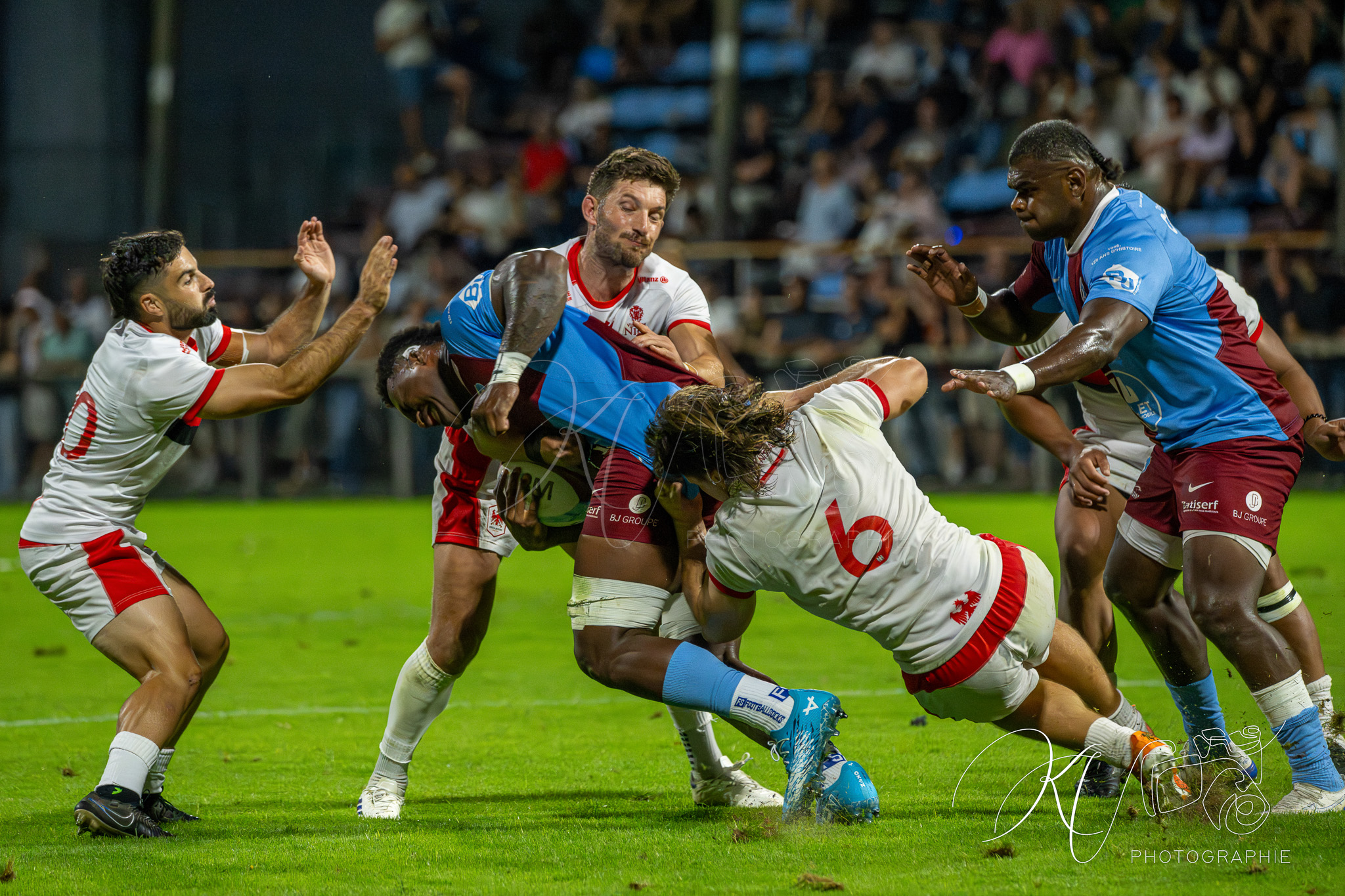  CS Bourgoin-Jallieu - Stade niçois - Rugby - FFR 2025 - Nationale - CS Bourgoin-Jallieu vs Stade Niçois (#FFR25NABJSN19) Photo by: Karine Valentin | Siuxy Sports 2025-09-06