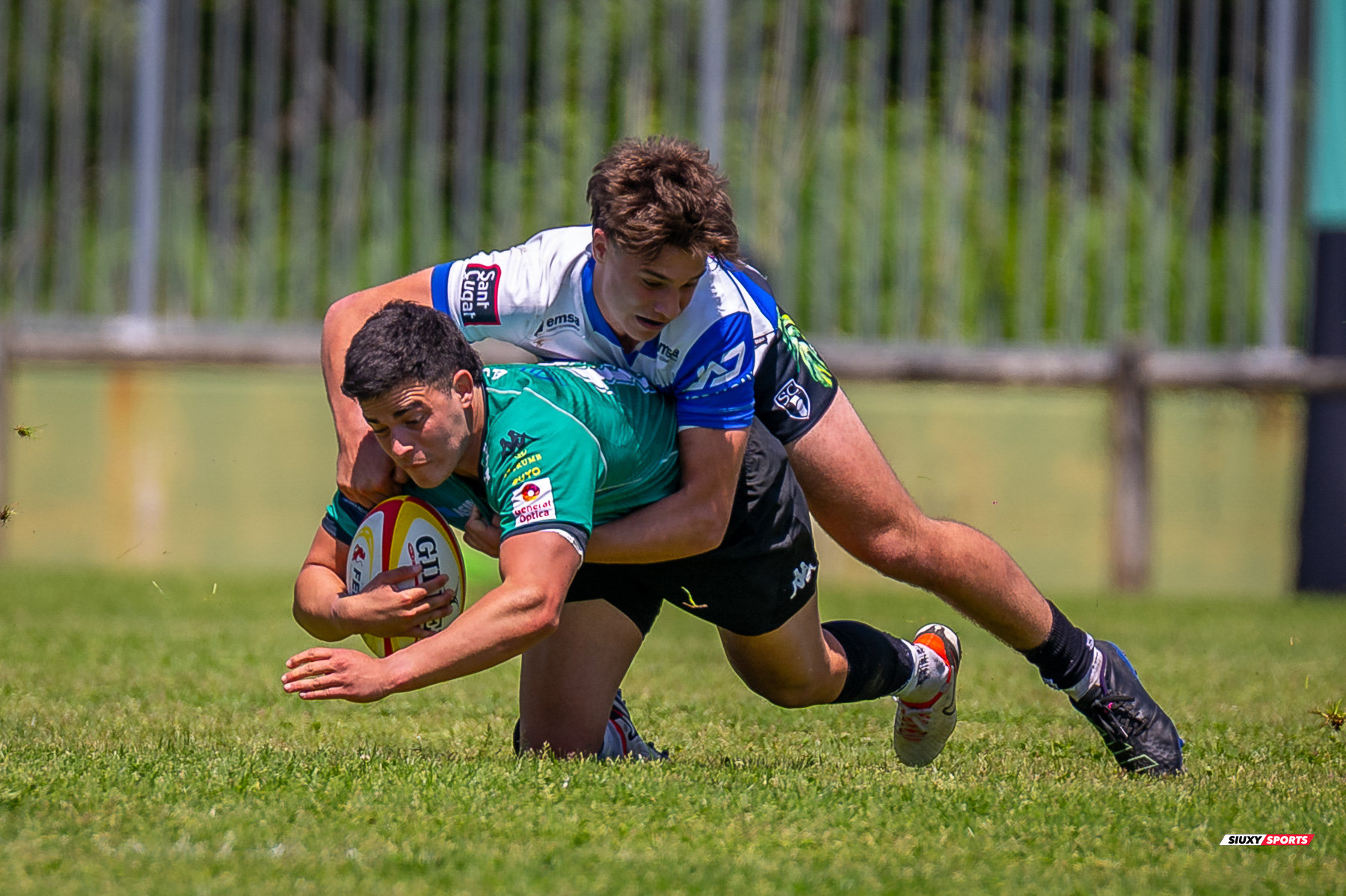  Gernika Rugby Taldea - Club de Rugby Sant Cugat - Rugby - FER 2025 - Sémi Final Ascenso - Gernika (24) vs (11) Sant Cugat (#FER25SFAGRTCRSC) Photo by: Fredy Monfoto | Siuxy Sports 2025-05-18