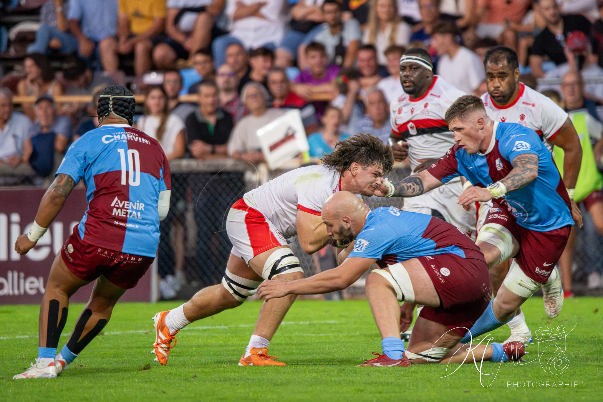  CS Bourgoin-Jallieu - Stade niçois - Rugby - FFR 2025 - Nationale - CS Bourgoin-Jallieu vs Stade Niçois (#FFR25NABJSN19) Photo by: Karine Valentin | Siuxy Sports 2025-09-06