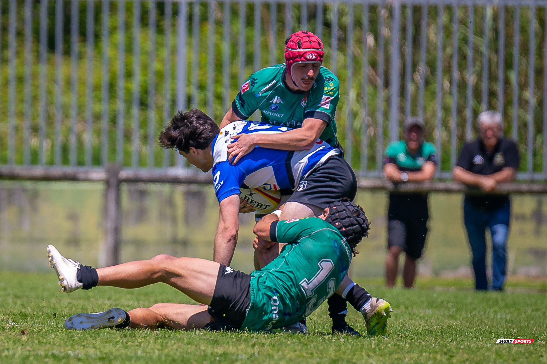  Gernika Rugby Taldea - Club de Rugby Sant Cugat - Rugby - FER 2025 - Sémi Final Ascenso - Gernika (24) vs (11) Sant Cugat (#FER25SFAGRTCRSC) Photo by: Fredy Monfoto | Siuxy Sports 2025-05-18