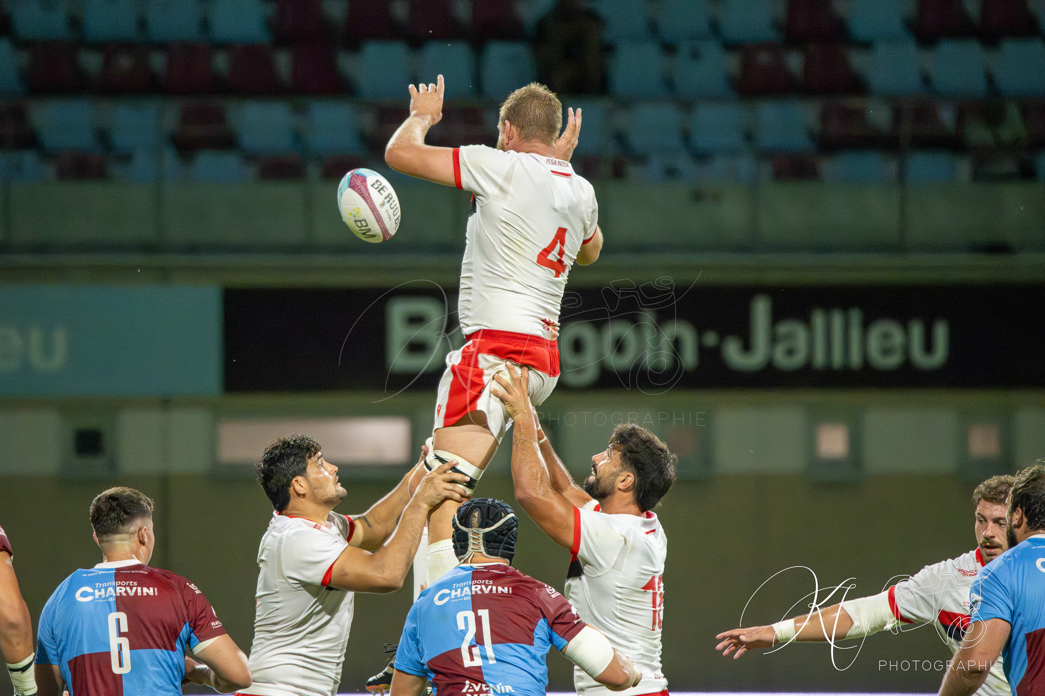  CS Bourgoin-Jallieu - Stade niçois - Rugby - FFR 2025 - Nationale - CS Bourgoin-Jallieu vs Stade Niçois (#FFR25NABJSN19) Photo by: Karine Valentin | Siuxy Sports 2025-09-06