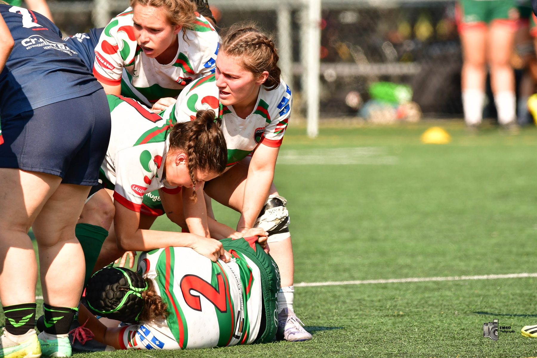  Rugby Club de Montréal - Braves de Trois-Rivières - Rugby - RQ 2025 - LPR2 F - Demi Finale - RCM (48) vs (14) Braves de Trois-Rivières (#RQ25LP2FRCMB8) Photo by: emso photo | Siuxy Sports 2025-08-09