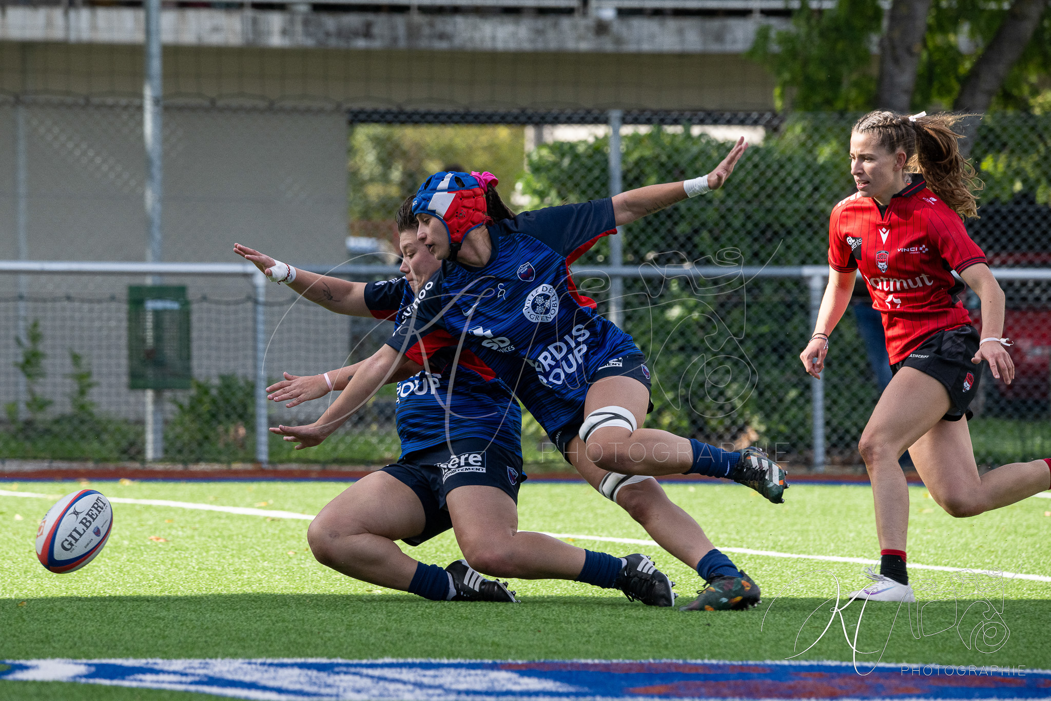 FC Grenoble Rugby - Lyon Olympique Universitaire - Rugby - FFR 2025 - Reserve Élite F - FC Grenoble vs Lyon Olympique Universitaire (#FFR25REFGL10) Photo by: Karine Valentin | Siuxy Sports 2025-10-05