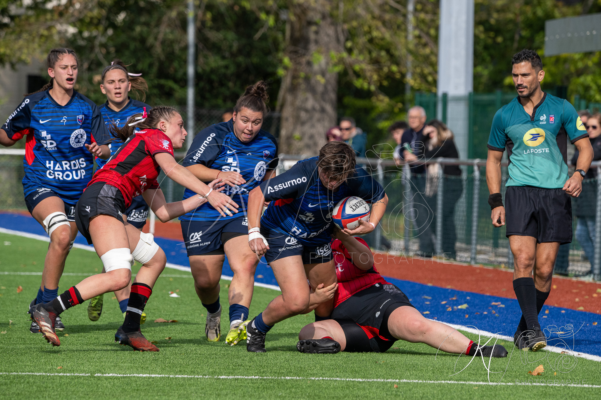  FC Grenoble Rugby - Lyon Olympique Universitaire - Rugby - FFR 2025 - Reserve Élite F - FC Grenoble vs Lyon Olympique Universitaire (#FFR25REFGL10) Photo by: Karine Valentin | Siuxy Sports 2025-10-05