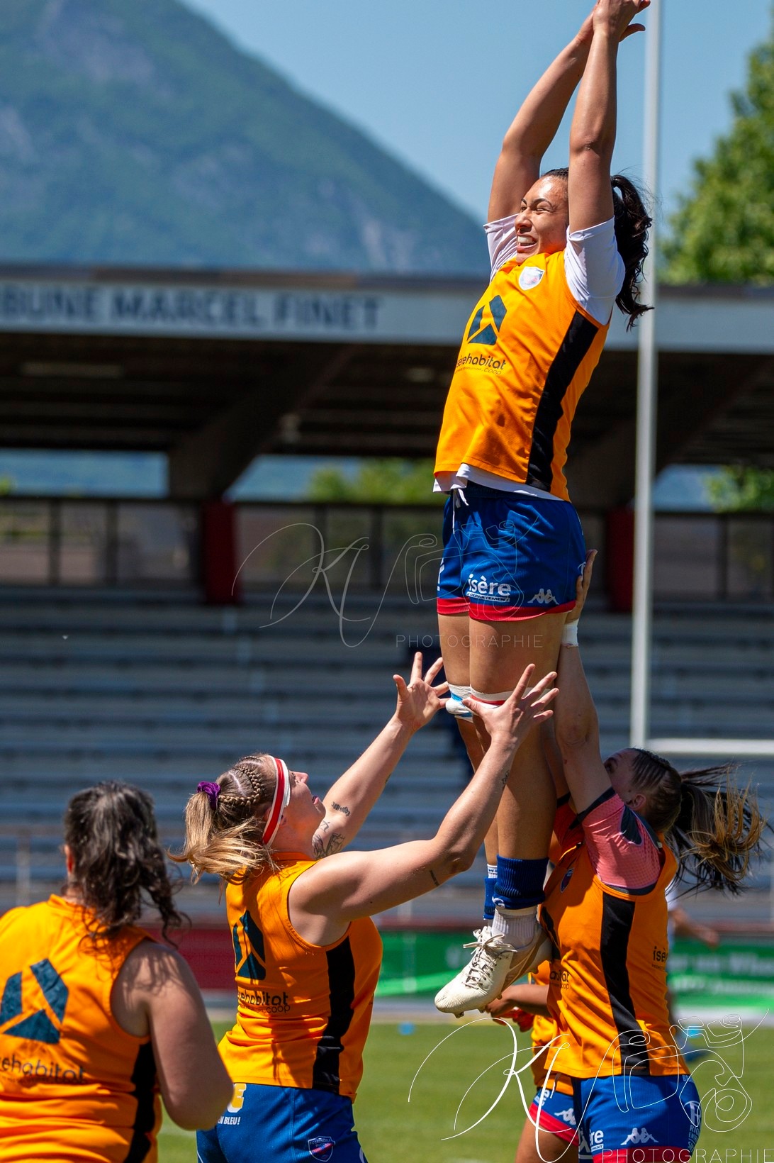  FC Grenoble Rugby - Montpellier Hérault Rugby - Rugby - FFR 2025 - Élite 1 - FC Grenoble (38) vs (17) Montpellier (#FFR25E1FCGMO5) Photo by: Karine Valentin | Siuxy Sports 2025-05-18