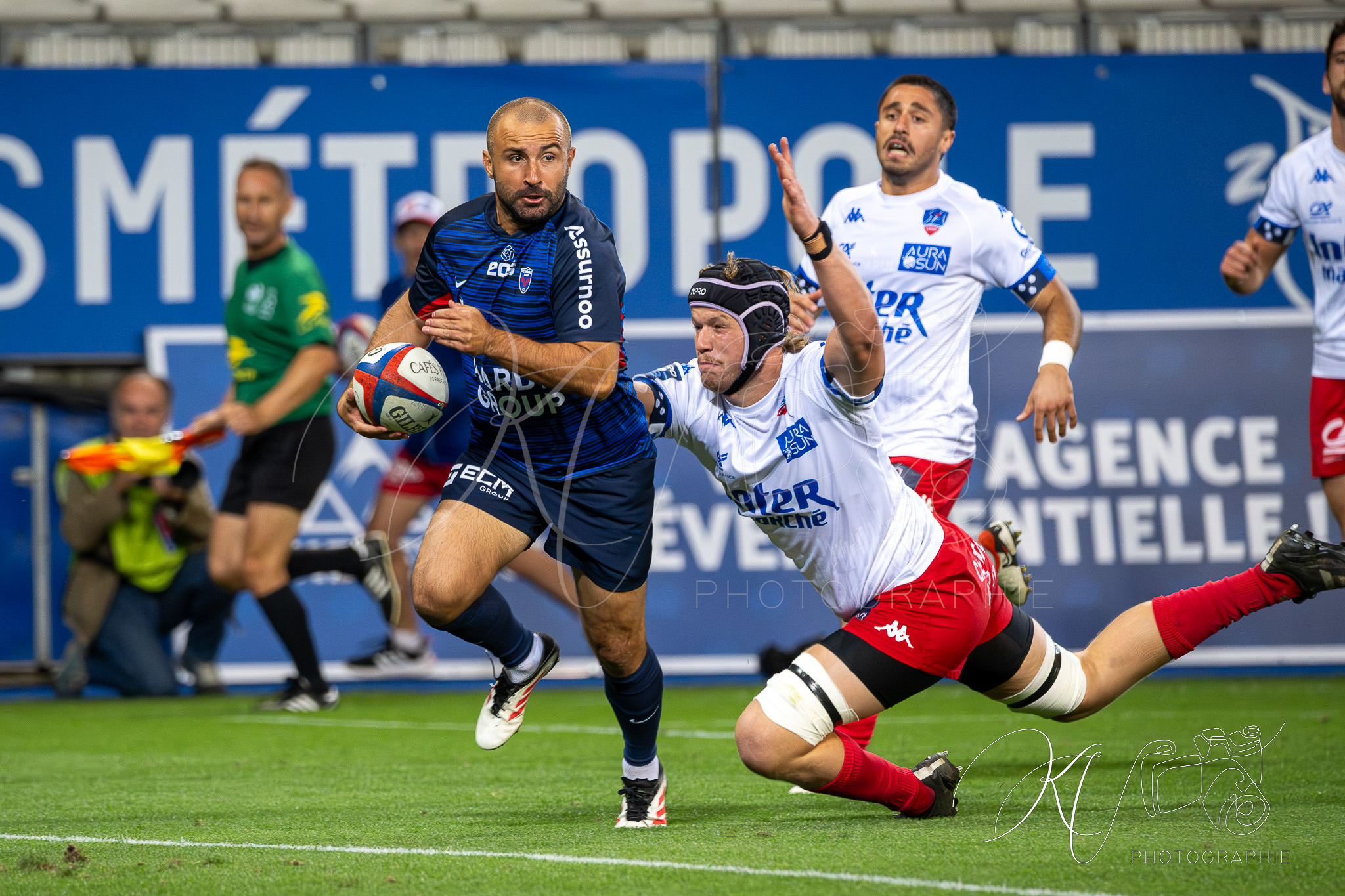  FC Grenoble Rugby - Stade Aurillacois - Rugby - FFR 2025 - FC Grenoble (38) vs (16) Stade Aurillacois (#FFR25FCGSA019) Photo by: Karine Valentin | Siuxy Sports 2025-09-05