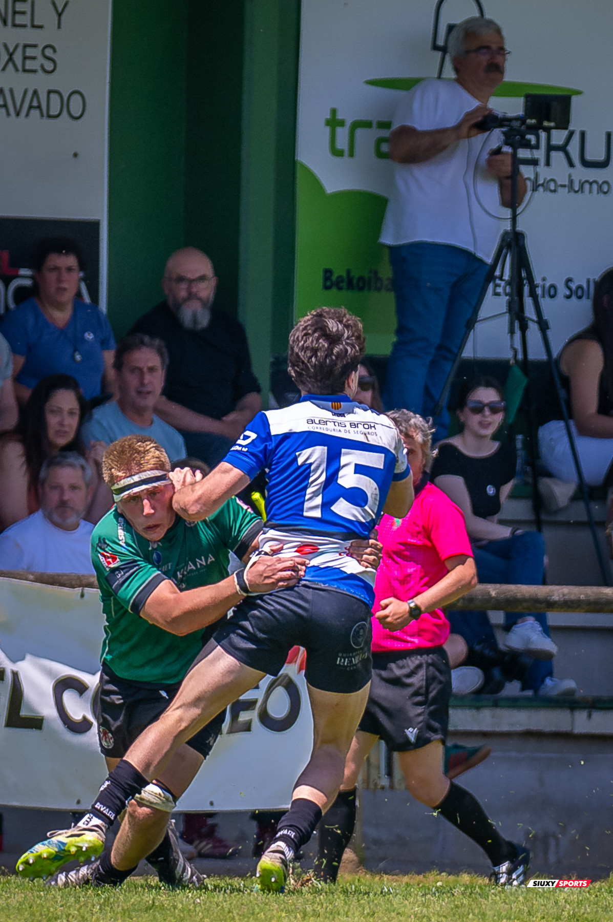  Gernika Rugby Taldea - Club de Rugby Sant Cugat - Rugby - FER 2025 - Sémi Final Ascenso - Gernika (24) vs (11) Sant Cugat (#FER25SFAGRTCRSC) Photo by: Fredy Monfoto | Siuxy Sports 2025-05-18