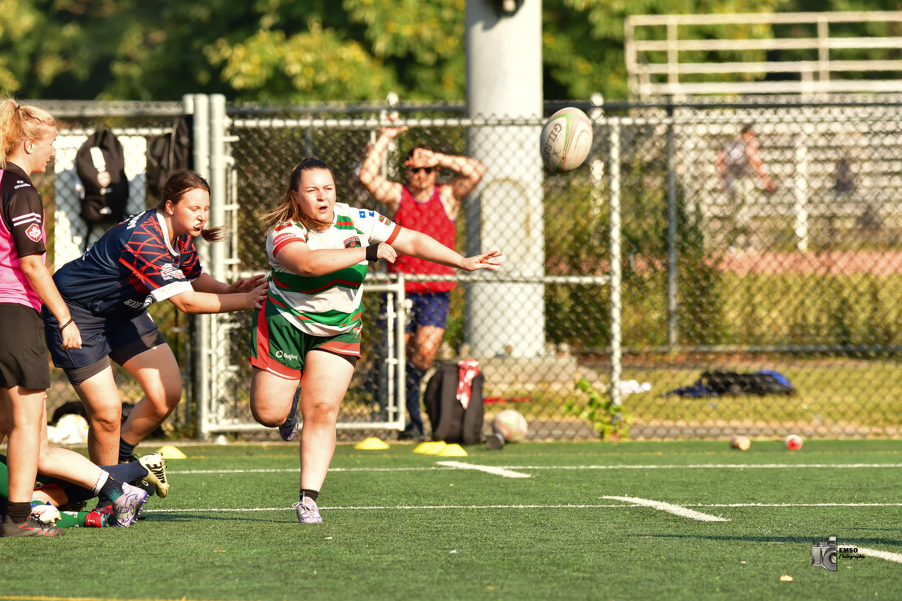  Rugby Club de Montréal - Braves de Trois-Rivières - Rugby - RQ 2025 - LPR2 F - Demi Finale - RCM (48) vs (14) Braves de Trois-Rivières (#RQ25LP2FRCMB8) Photo by: emso photo | Siuxy Sports 2025-08-09